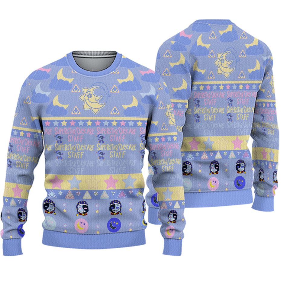 Unisex Pastel FNAF Moondrop Kawaii Cute Best Gift Sweatshirt