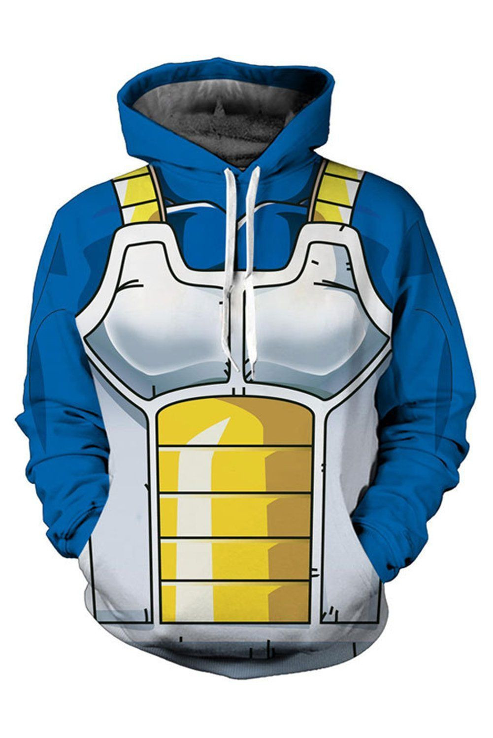 Unisex Saiyan Vegeta 3D All Over Print Hoodie, Zip Hoodie