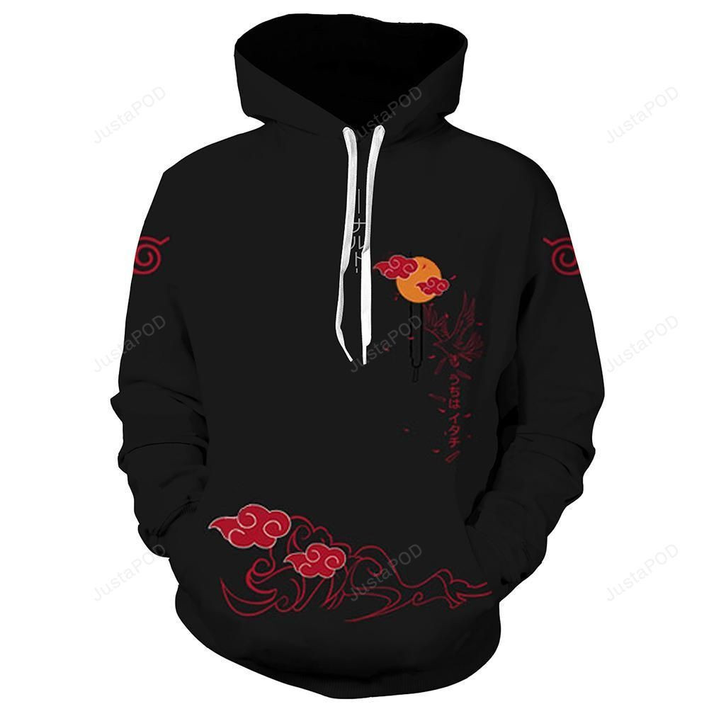 Unisex Uchiha Itachi 3D All Over Print Hoodie, Zip Hoodie