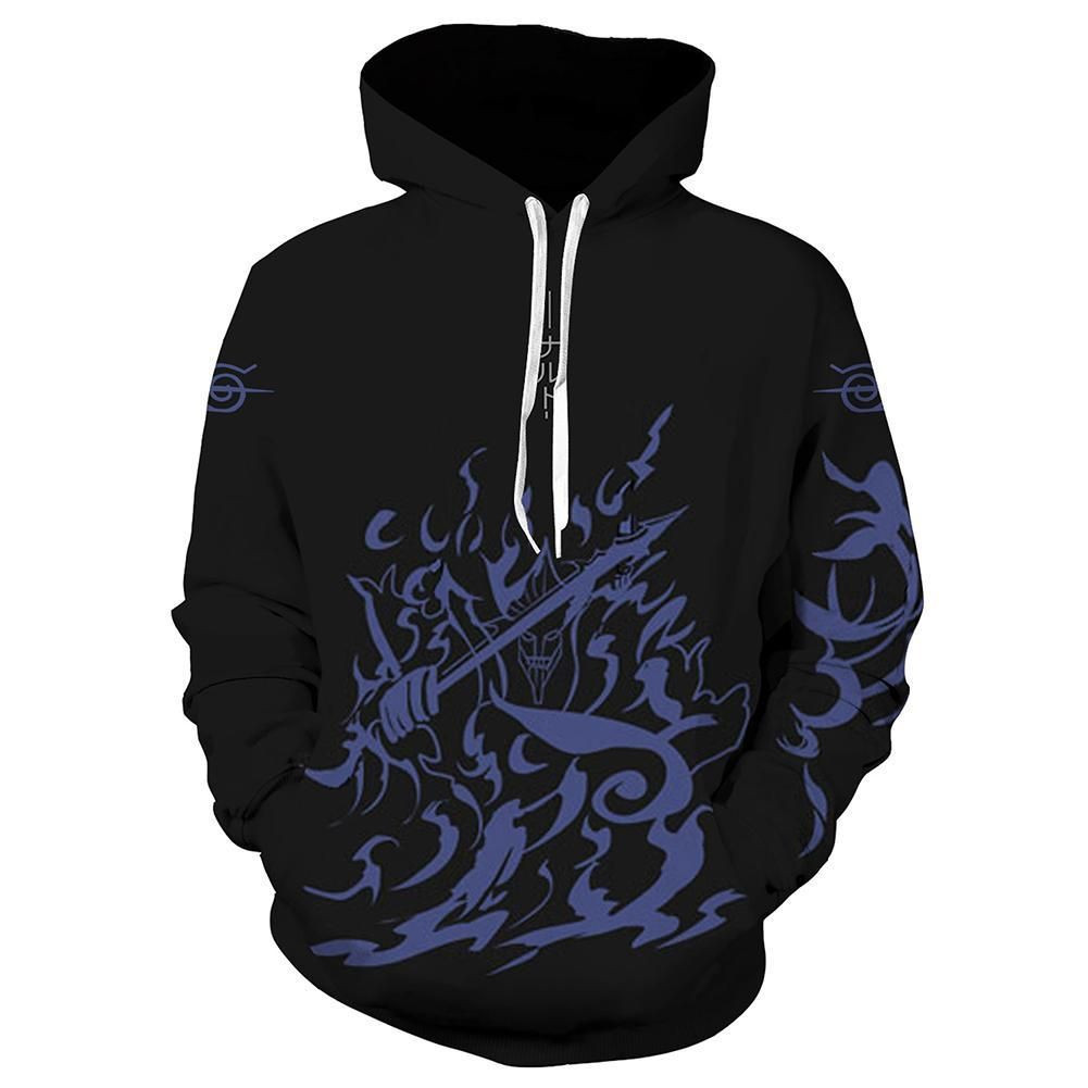 Unisex Uchiha Sasuke 3D All Over Print Hoodie, Zip Hoodie