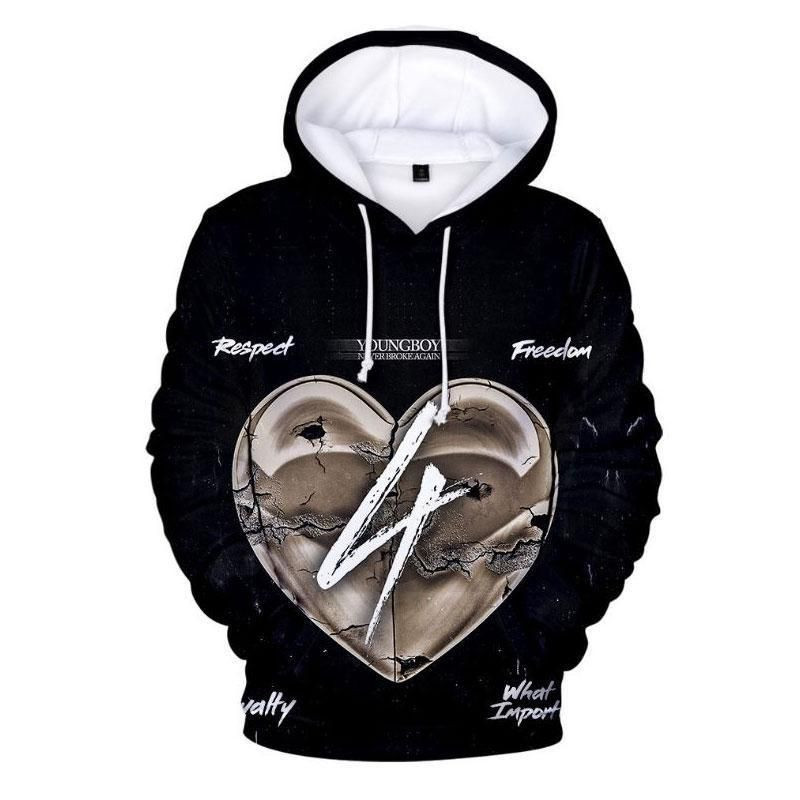 Unisex YoungBoy Never Broke Again 3D All Over Print Hoodie, Zip Hoodie