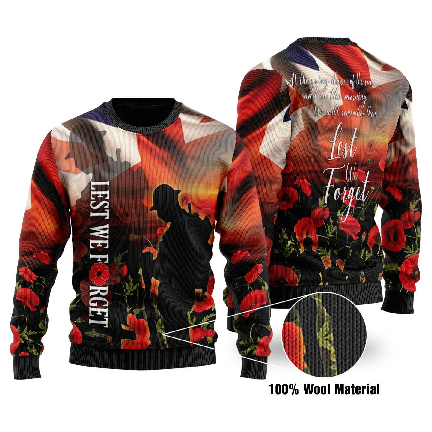 United Kingdom Veterans Ugly Christmas Sweater Adult 3D Funny Matching for family