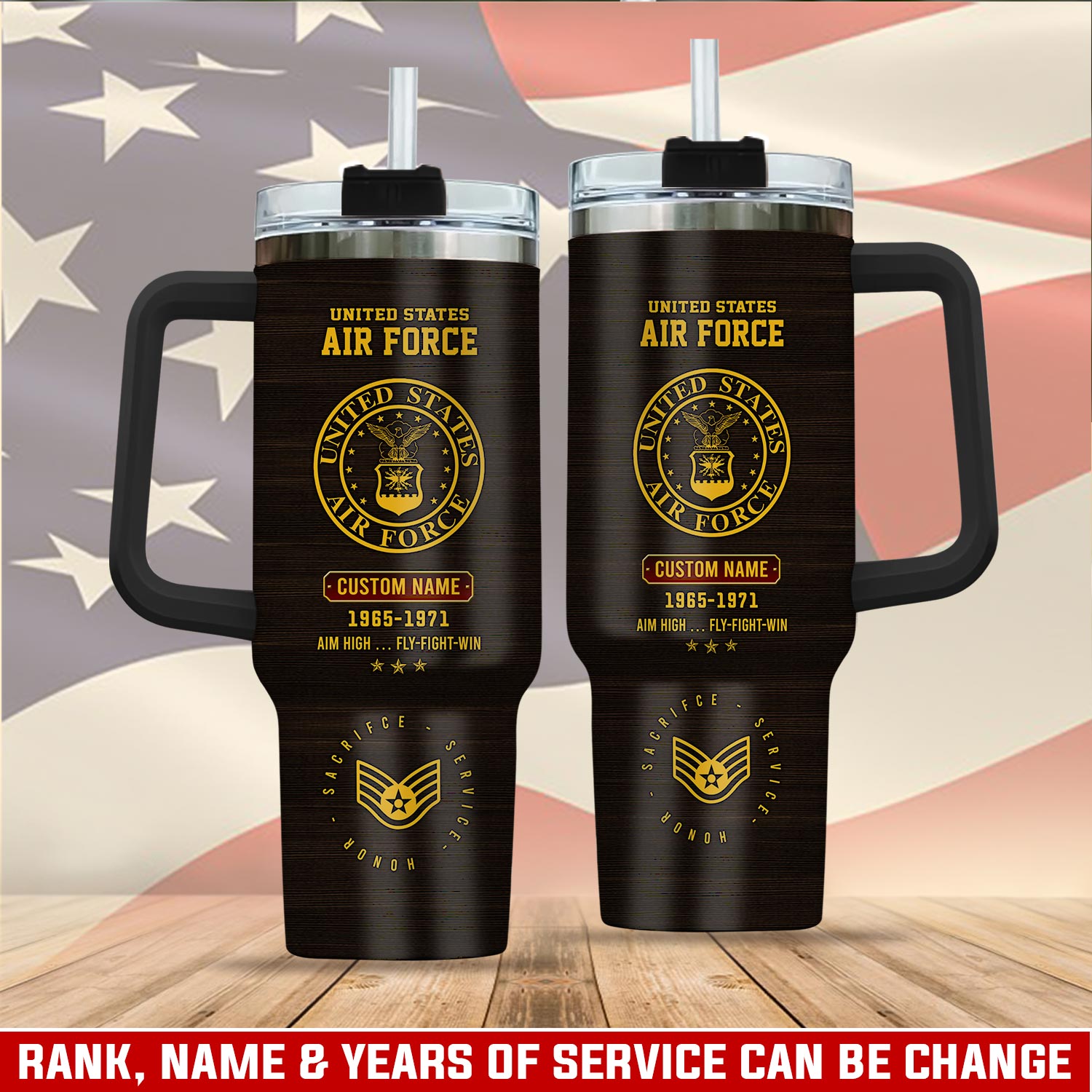 United States Air Force Custom Stanley Cup 40 oz 30 oz Tumbler With HandleTVC2301112
