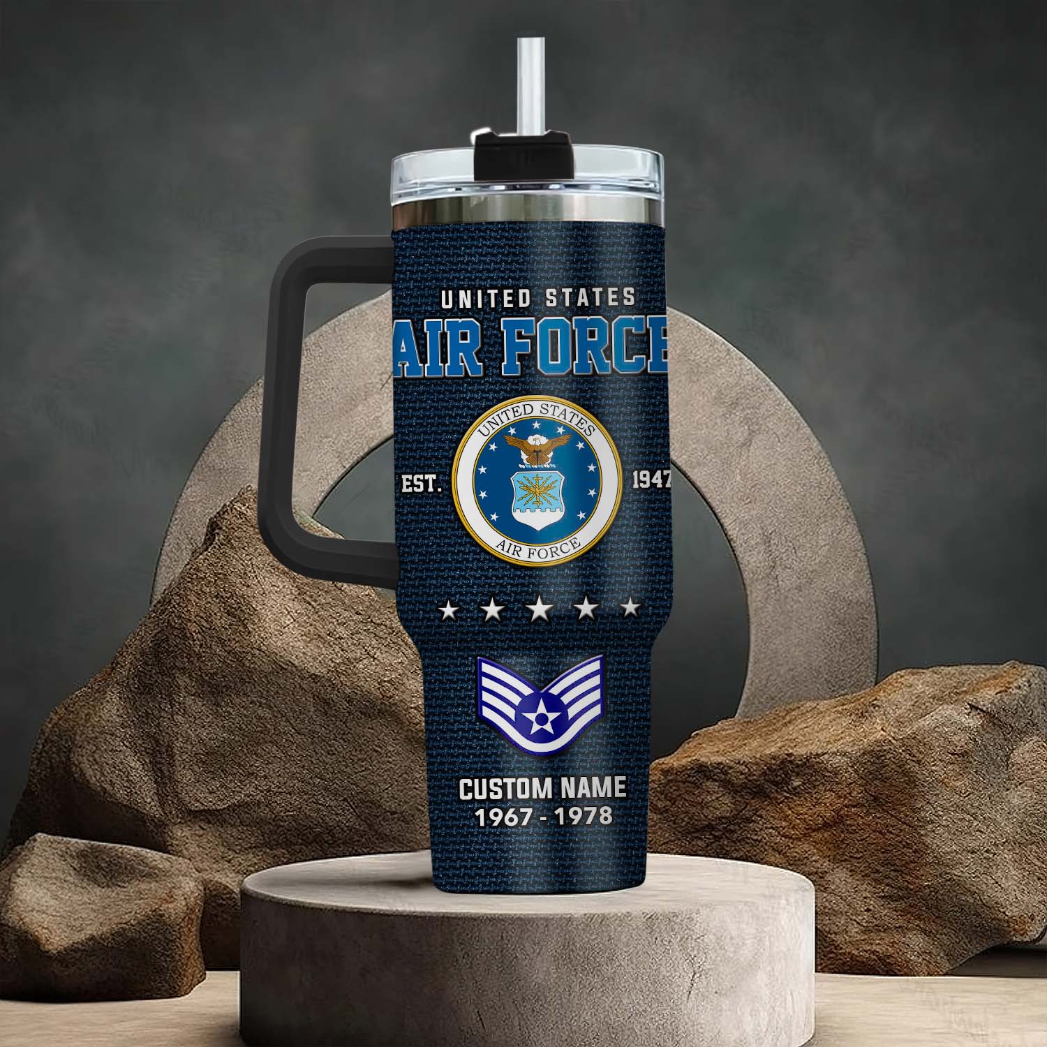 United States Air Force Custom Stanley Cup 40 oz 30 oz Tumbler With HandleTVC2301112 - Image 3