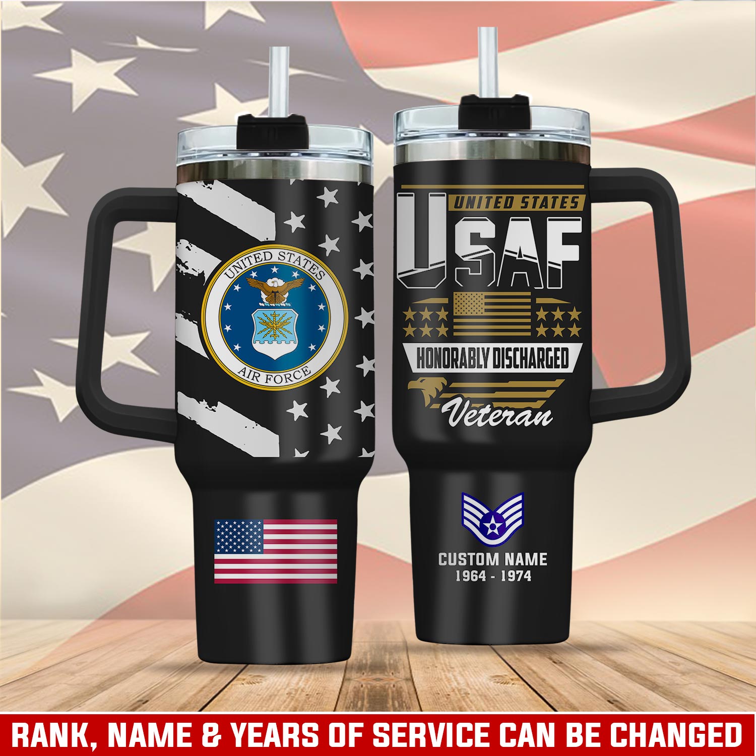 United States Air Force Custom Stanley Cup 40 oz 30 oz Tumbler With HandleTVC2301112