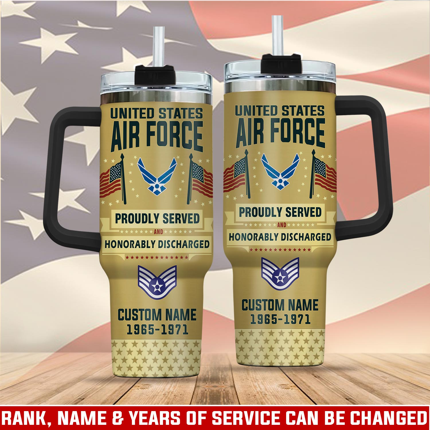 United States Air Force Custom Stanley Cup 40 oz 30 oz Tumbler With HandleTVC2301112