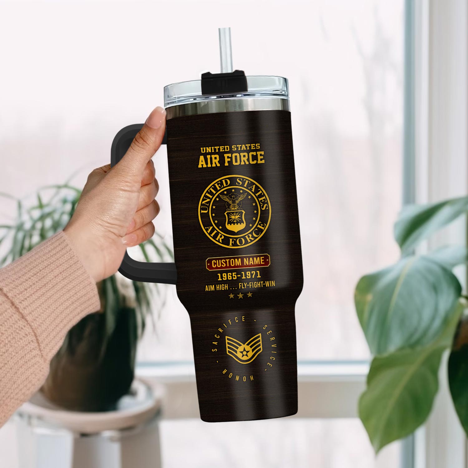 United States Air Force Custom Stanley Cup 40 oz 30 oz Tumbler With HandleTVC2301112 - Image 2