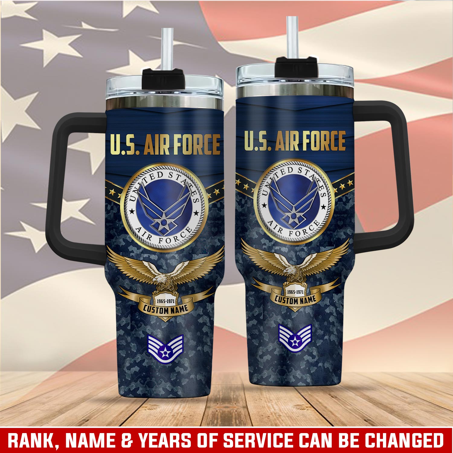 United States Air Force Custom Stanley Cup 40 oz 30 oz Tumbler With HandleTVC2301112