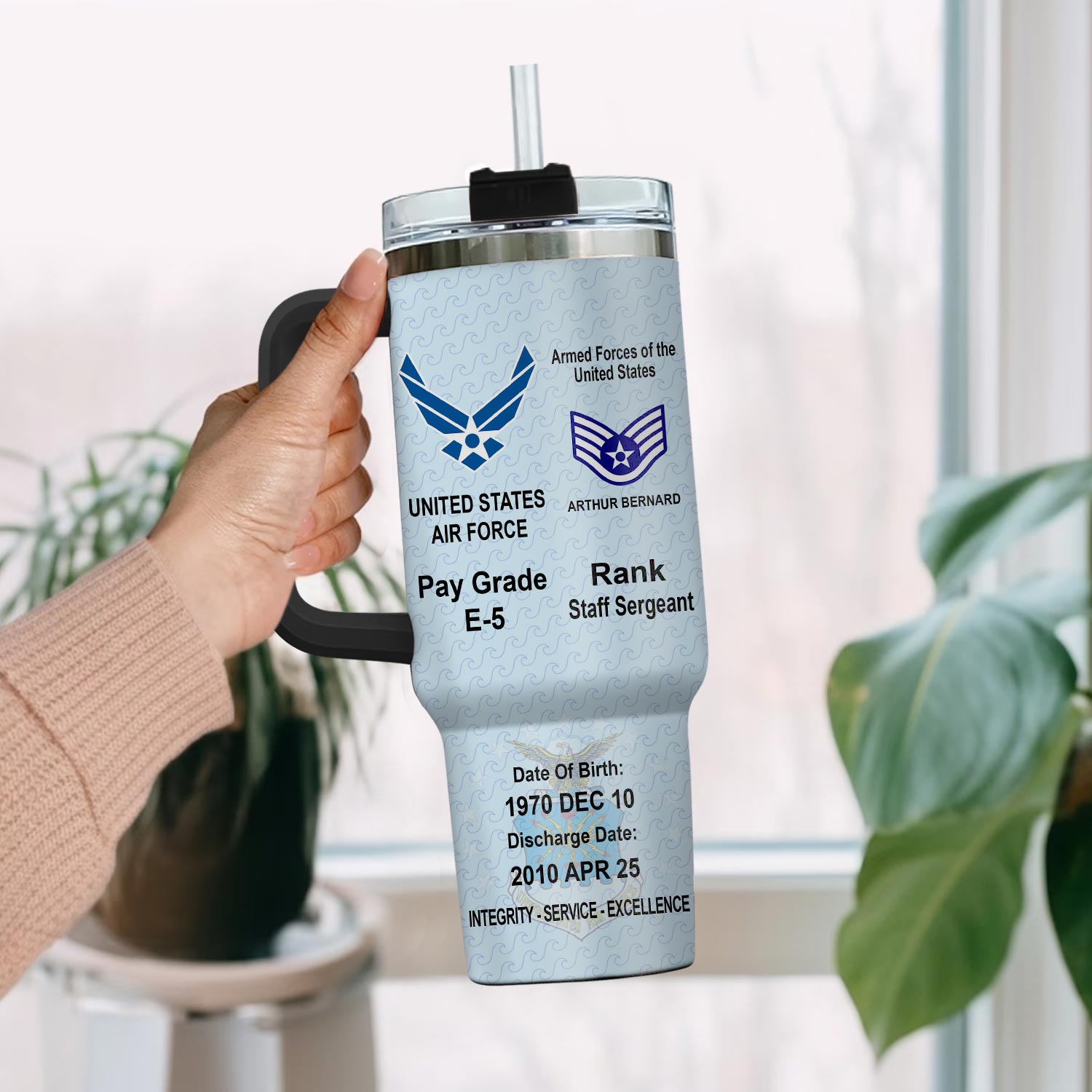 United States Air Force Custom Stanley Cup 40 oz 30 oz Tumbler With HandleTVC2301113 - Image 2