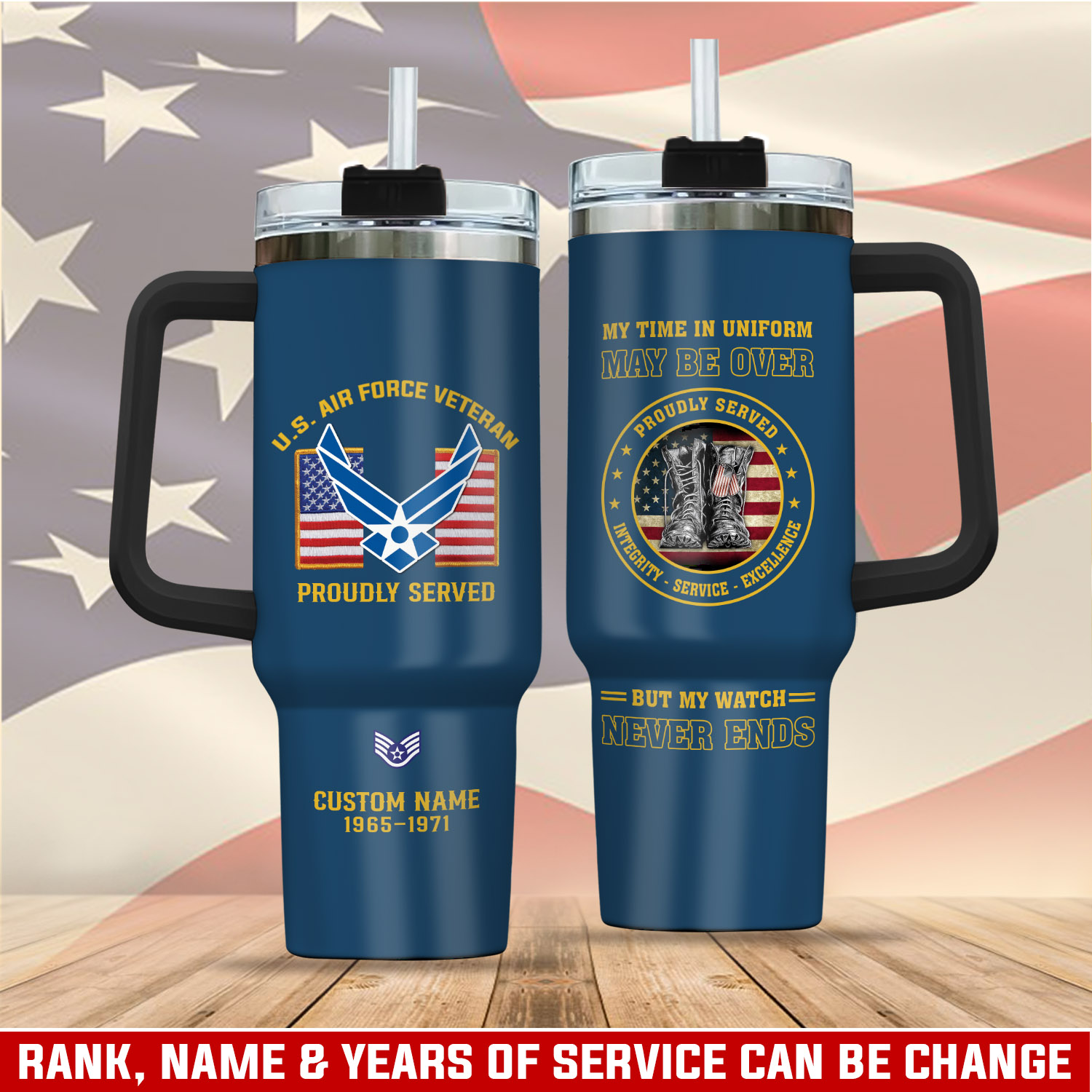 United States Air Force Custom Stanley Cup 40 oz 30 oz Tumbler With HandleTVC2301283
