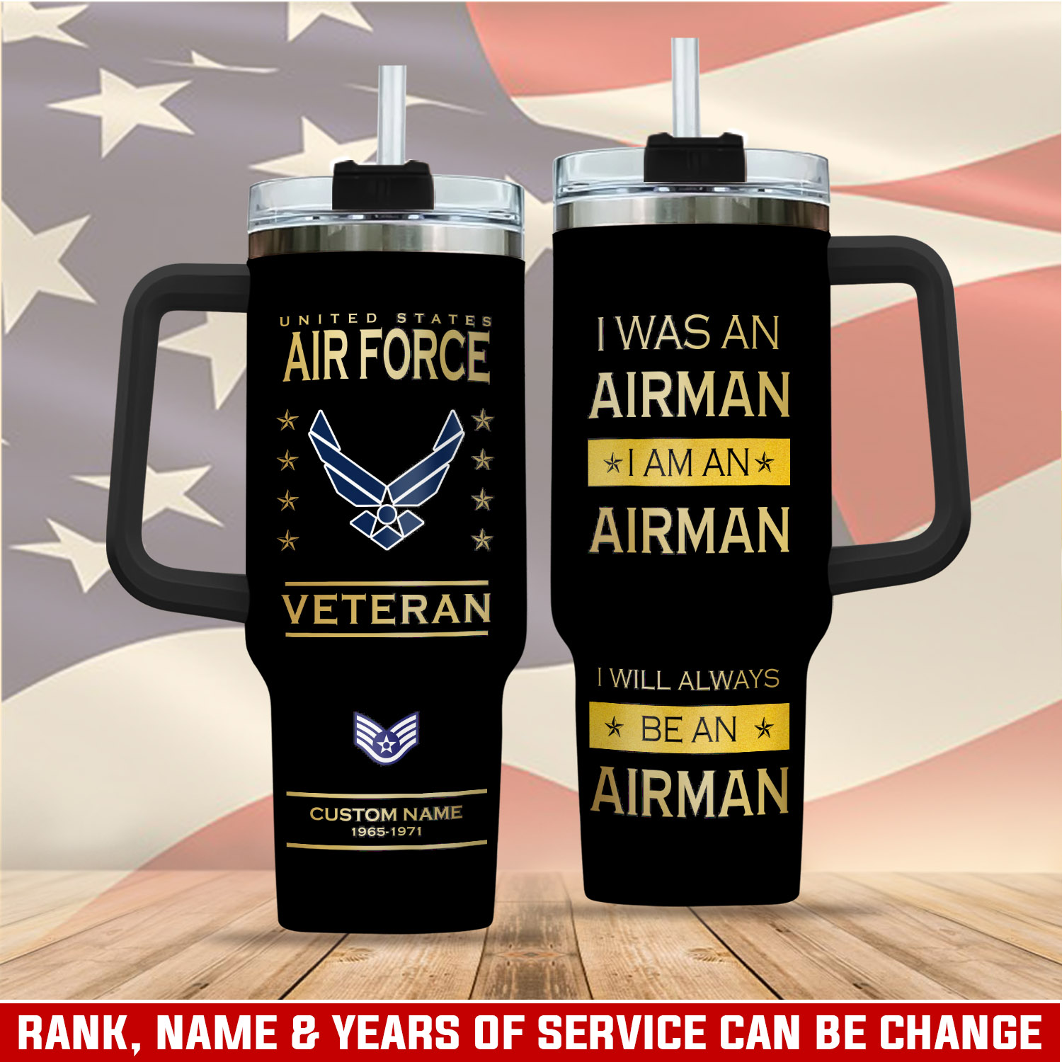 United States Air Force Custom Stanley Cup 40 oz 30 oz Tumbler With HandleTVC2301285