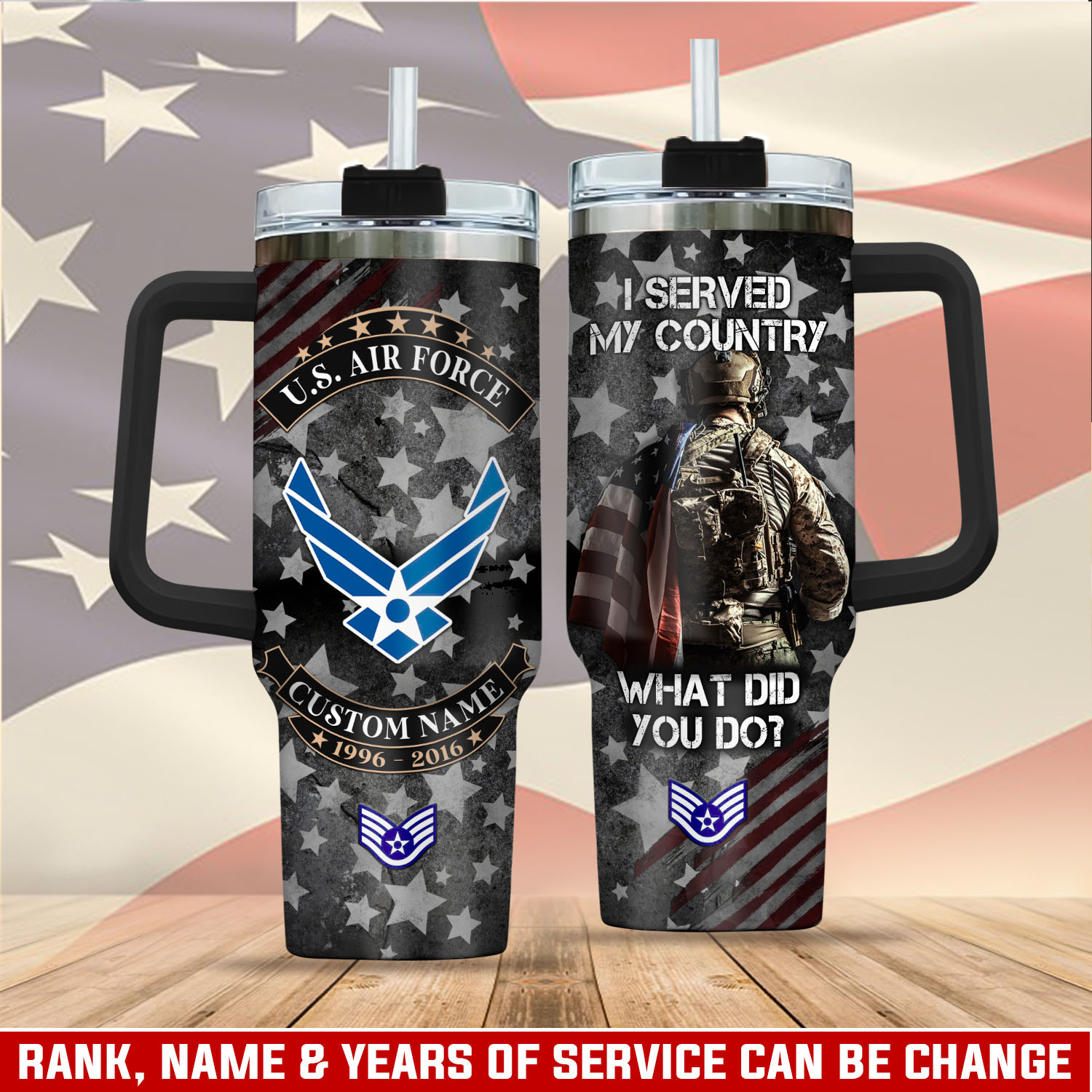 United States Air Force Custom Stanley Cup 40 oz 30 oz Tumbler With HandleTVC2301286