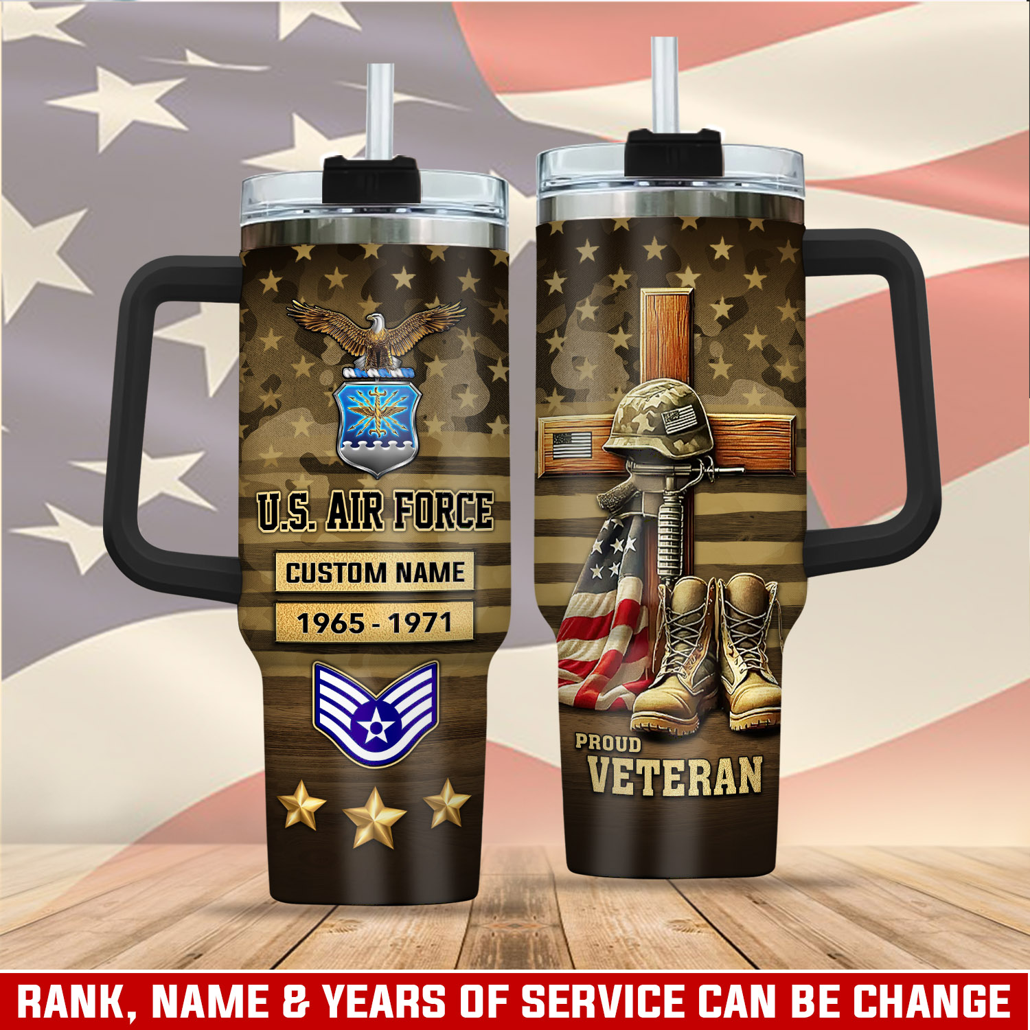 United States Air Force Custom Stanley Cup 40 oz 30 oz Tumbler With HandleTVC2301287