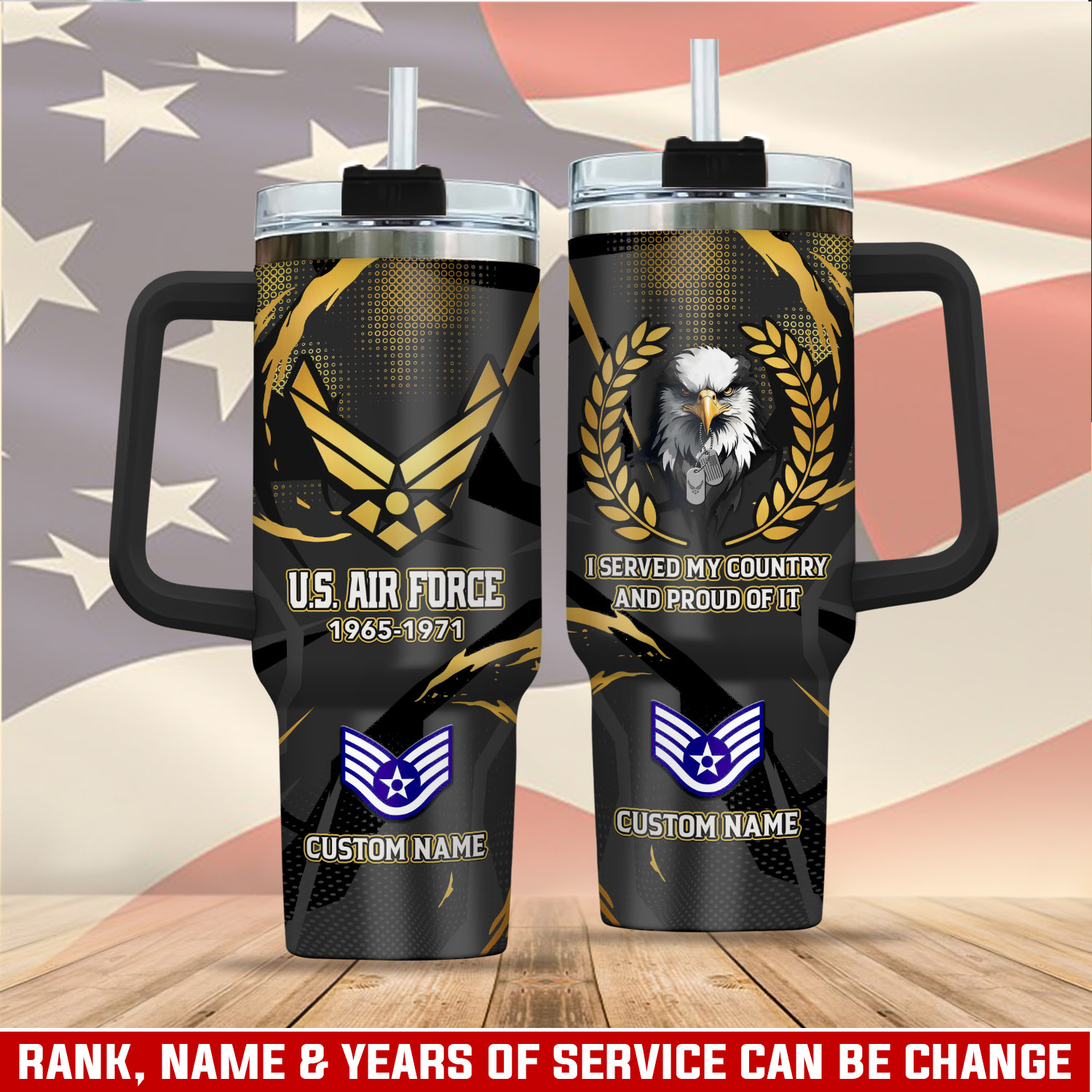 United States Air Force Custom Stanley Cup 40 oz 30 oz Tumbler With HandleTVC2301288