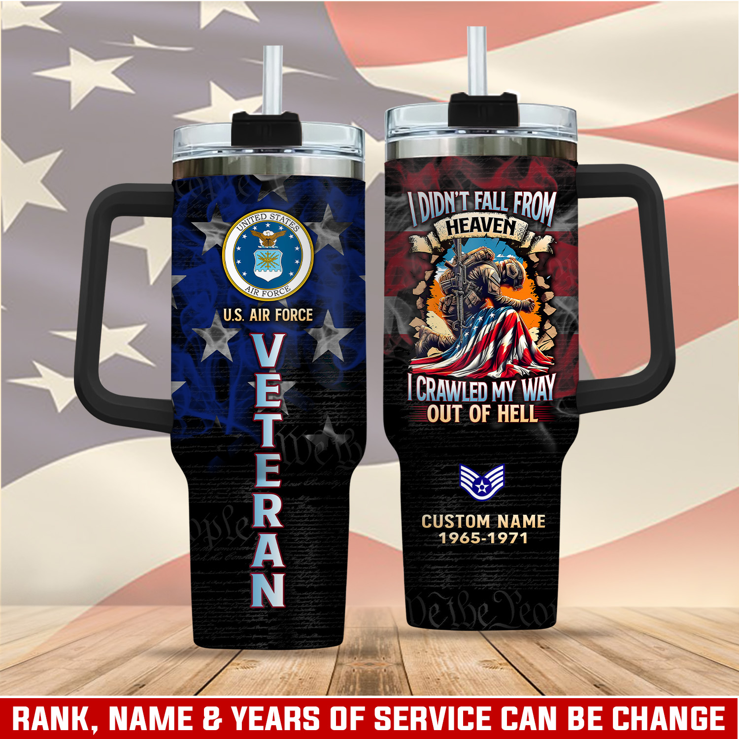 United States Air Force Custom Stanley Cup 40 oz 30 oz Tumbler With HandleTVC2301288