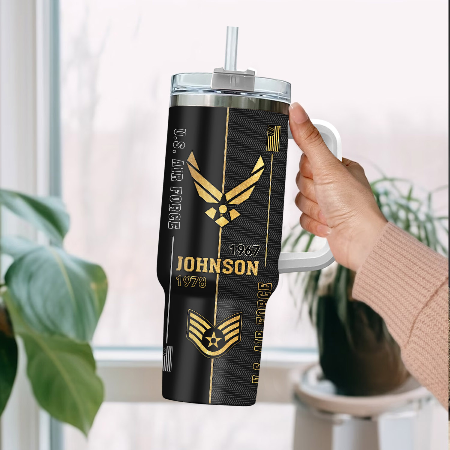 United States Air Force Custom Stanley Cup 40 oz 30 oz Tumbler With HandleTVC2301288 - Image 2