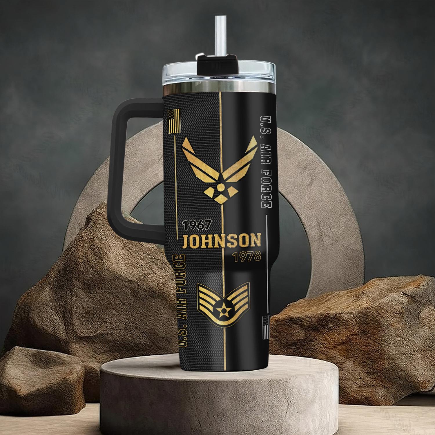 United States Air Force Custom Stanley Cup 40 oz 30 oz Tumbler With HandleTVC2301288 - Image 3