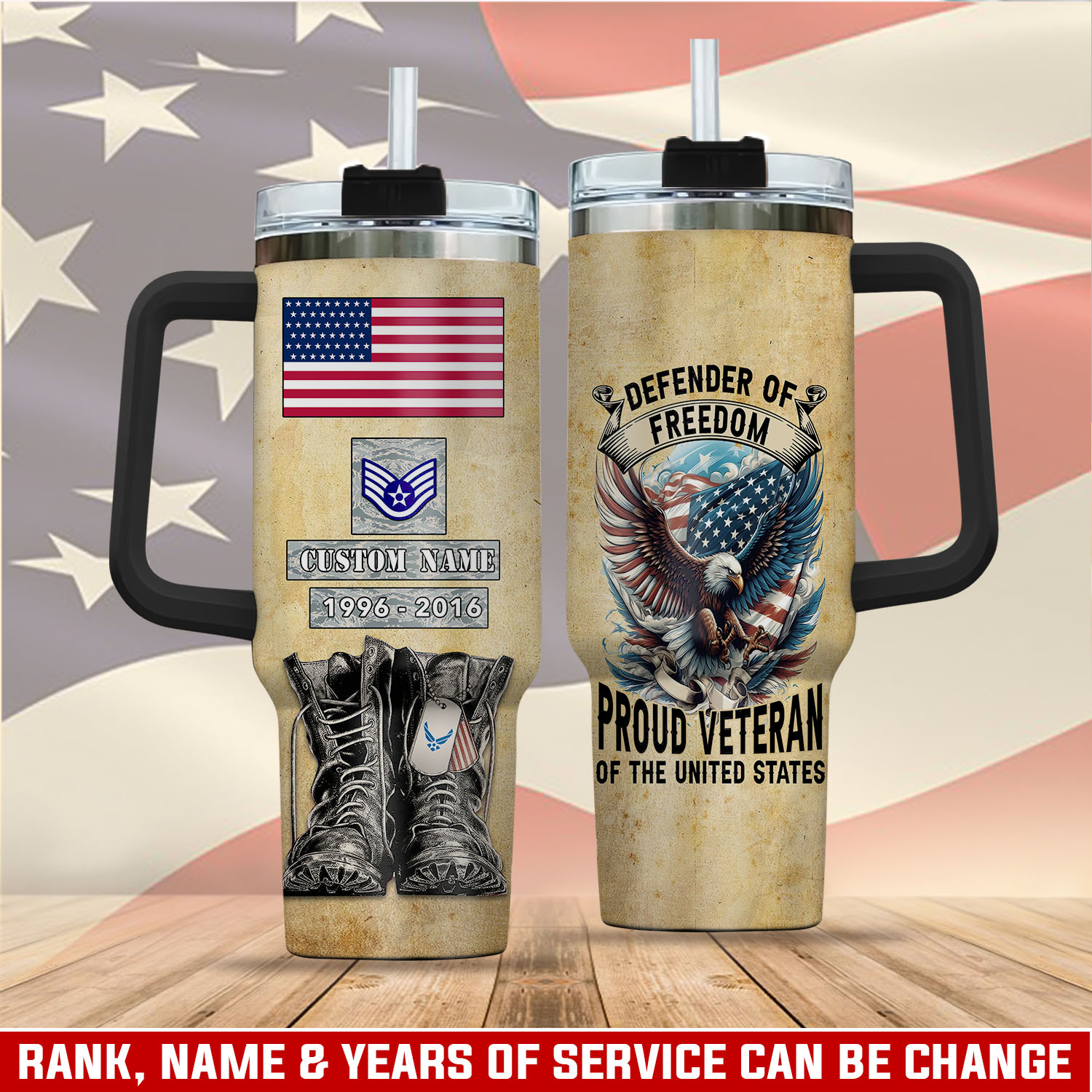 United States Air Force Custom Stanley Cup 40 oz 30 oz Tumbler With HandleTVC2301404