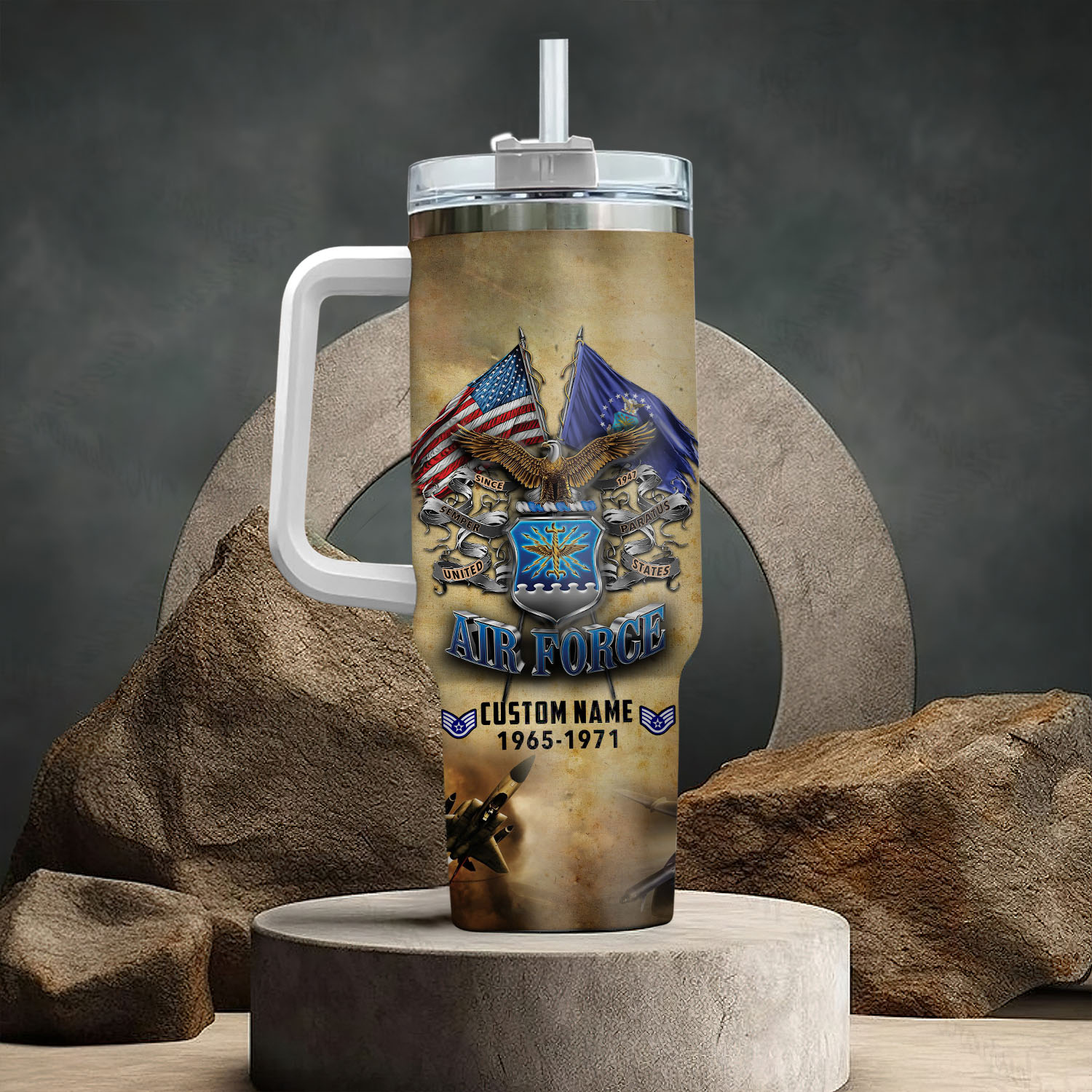 United States Air Force Custom Stanley Cup 40 oz 30 oz Tumbler With HandleTVC2301405 - Image 3