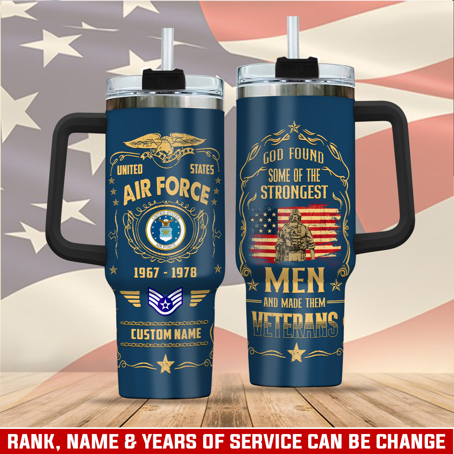 United States Air Force Custom Stanley Cup 40 oz 30 oz Tumbler With HandleTVC2301405