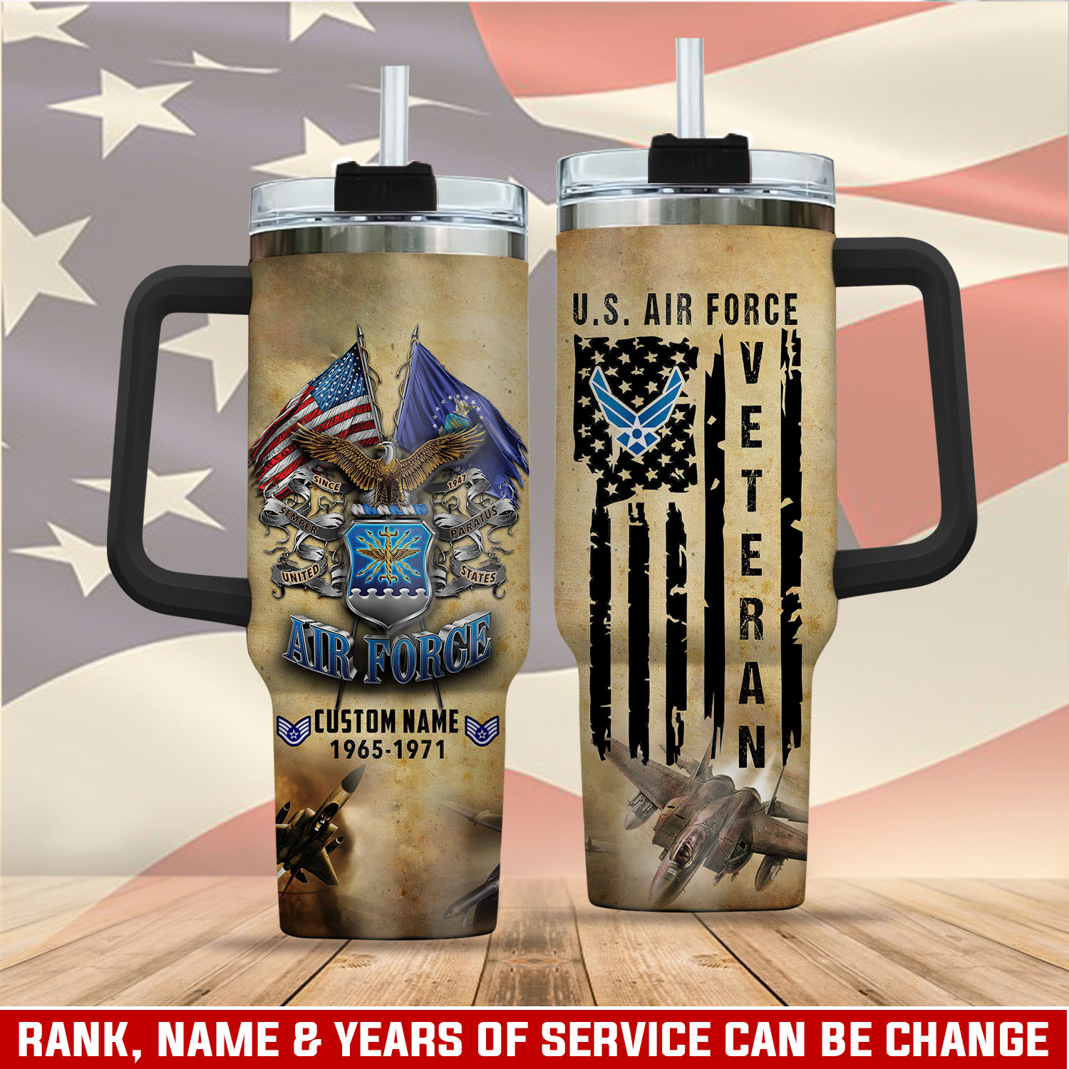 United States Air Force Custom Stanley Cup 40 oz 30 oz Tumbler With HandleTVC2301405