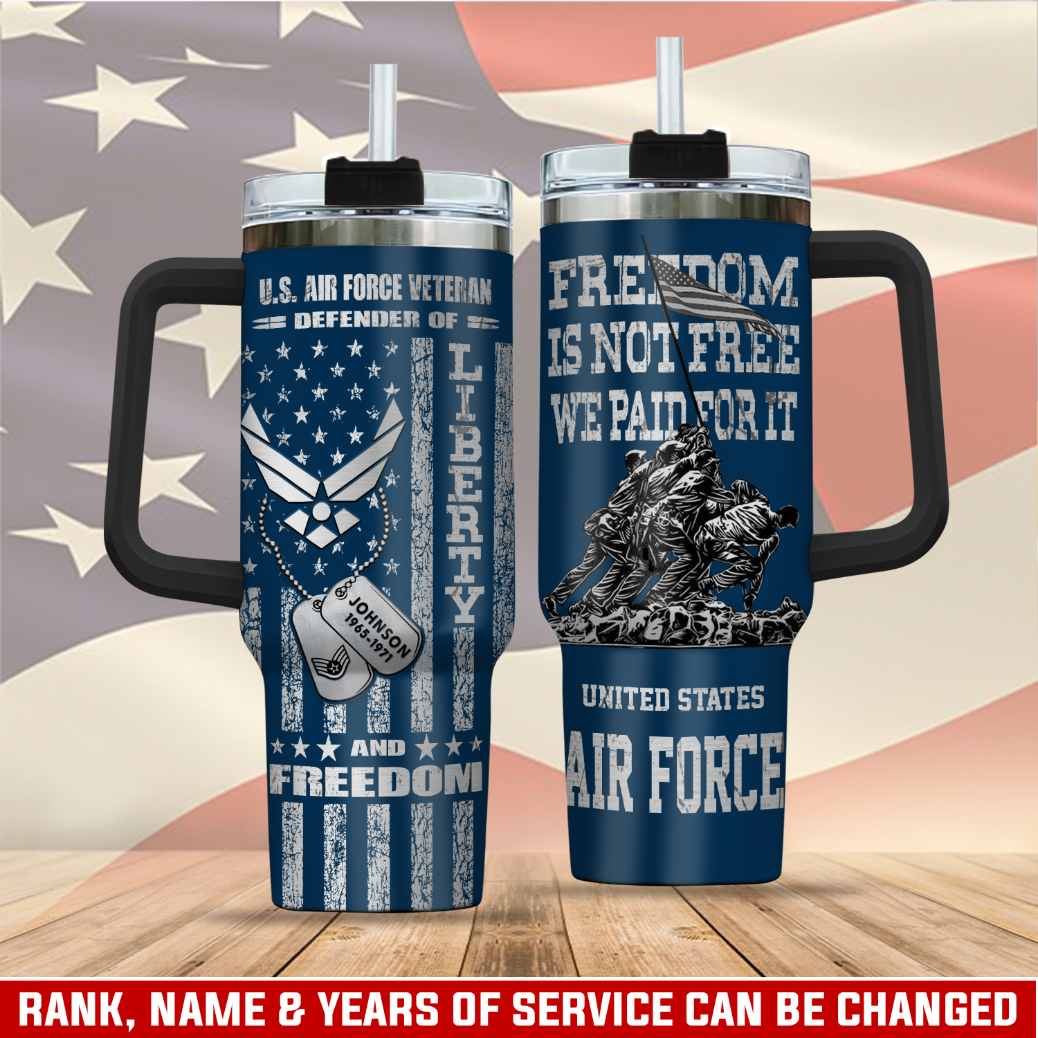 United States Air Force Custom Stanley Cup 40 oz 30 oz Tumbler With HandleTVC2301405