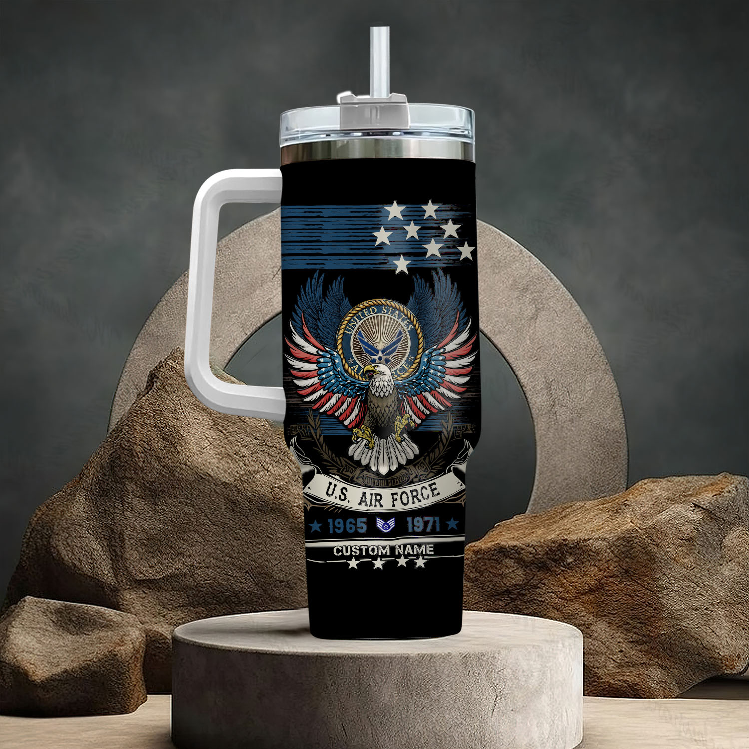 United States Air Force Custom Stanley Cup 40 oz 30 oz Tumbler With HandleTVC2301405 - Image 3