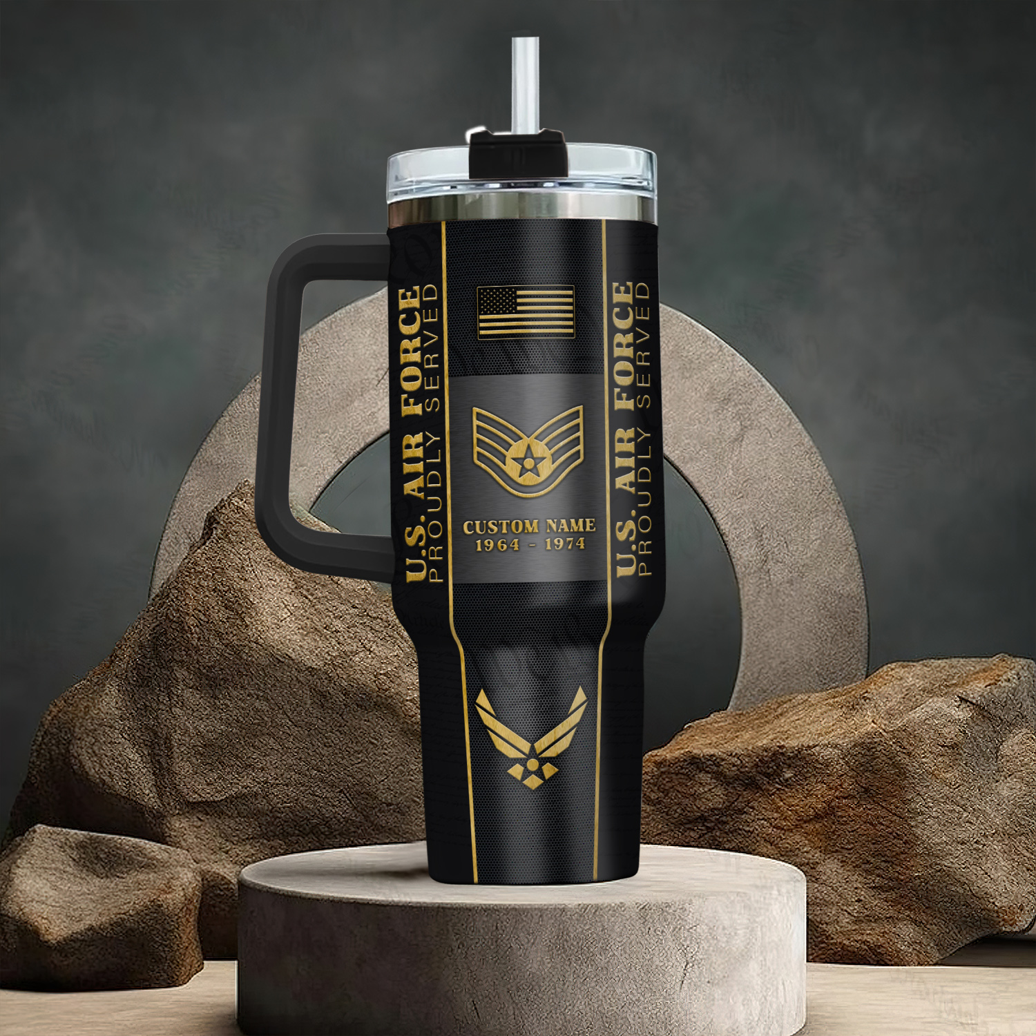 United States Air Force Custom Stanley Cup 40 oz 30 oz Tumbler With HandleTVC2301405 - Image 3