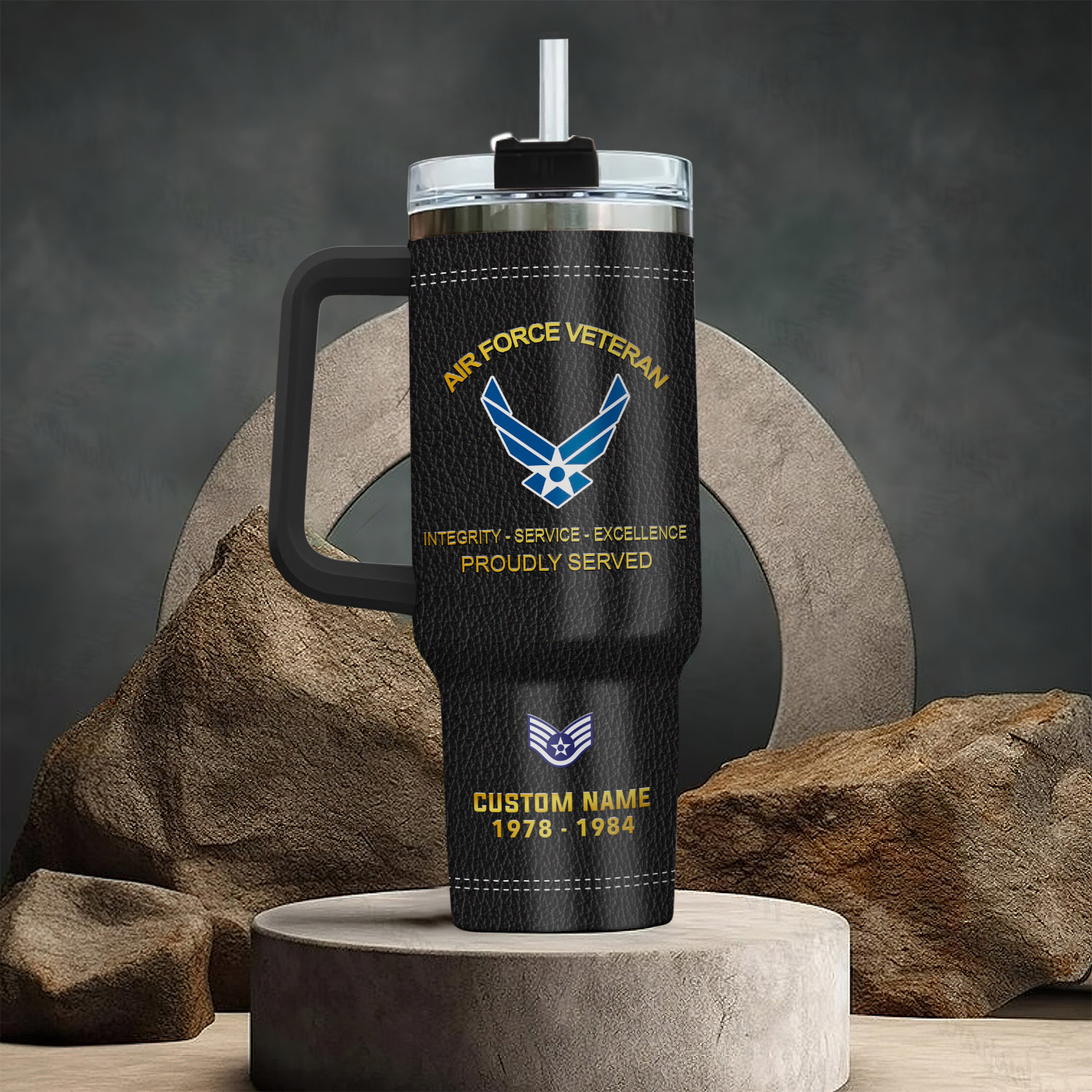 United States Air Force Custom Stanley Cup 40 oz 30 oz Tumbler With HandleTVC2301405 - Image 3