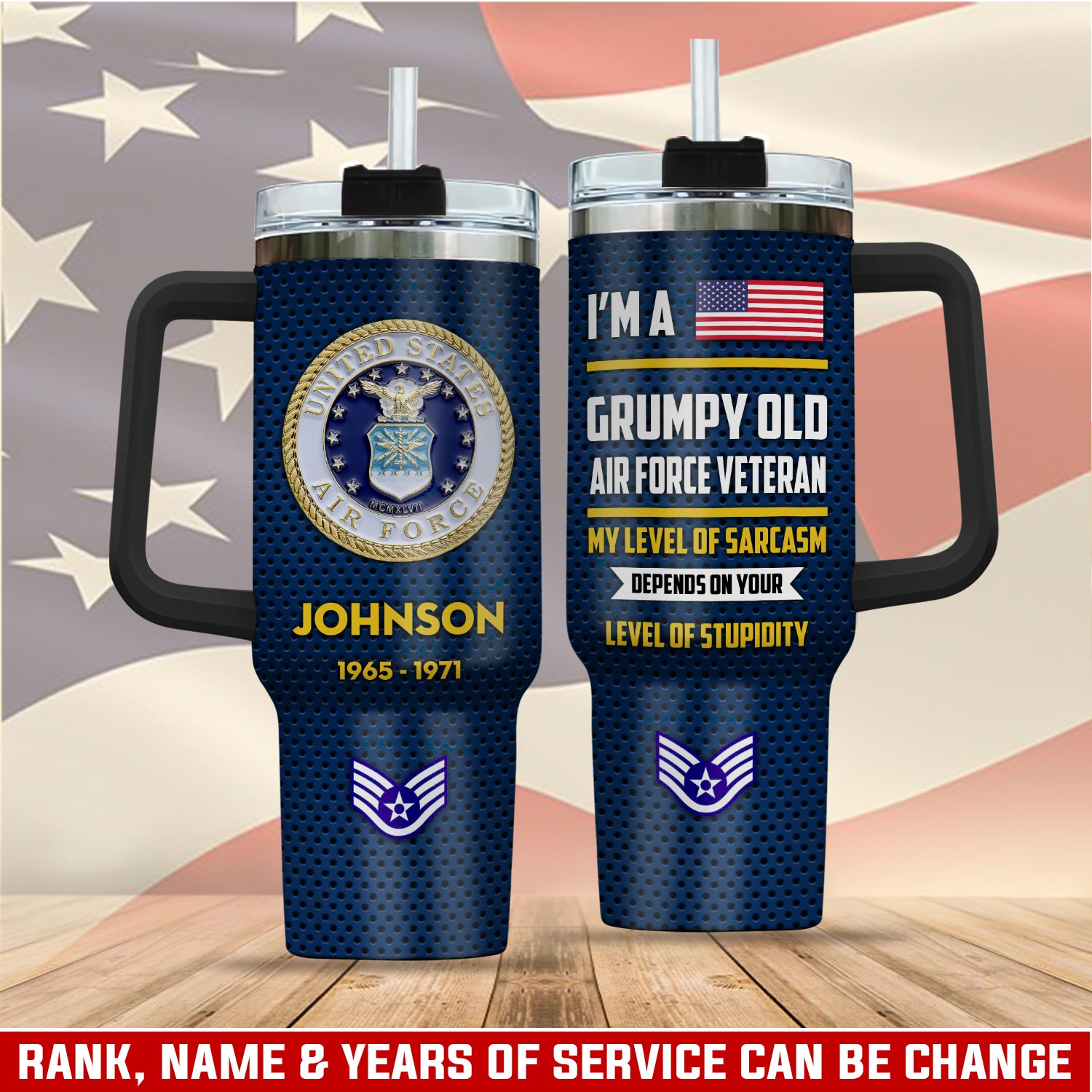 United States Air Force Custom Stanley Cup 40 oz 30 oz Tumbler With HandleTVC2301405