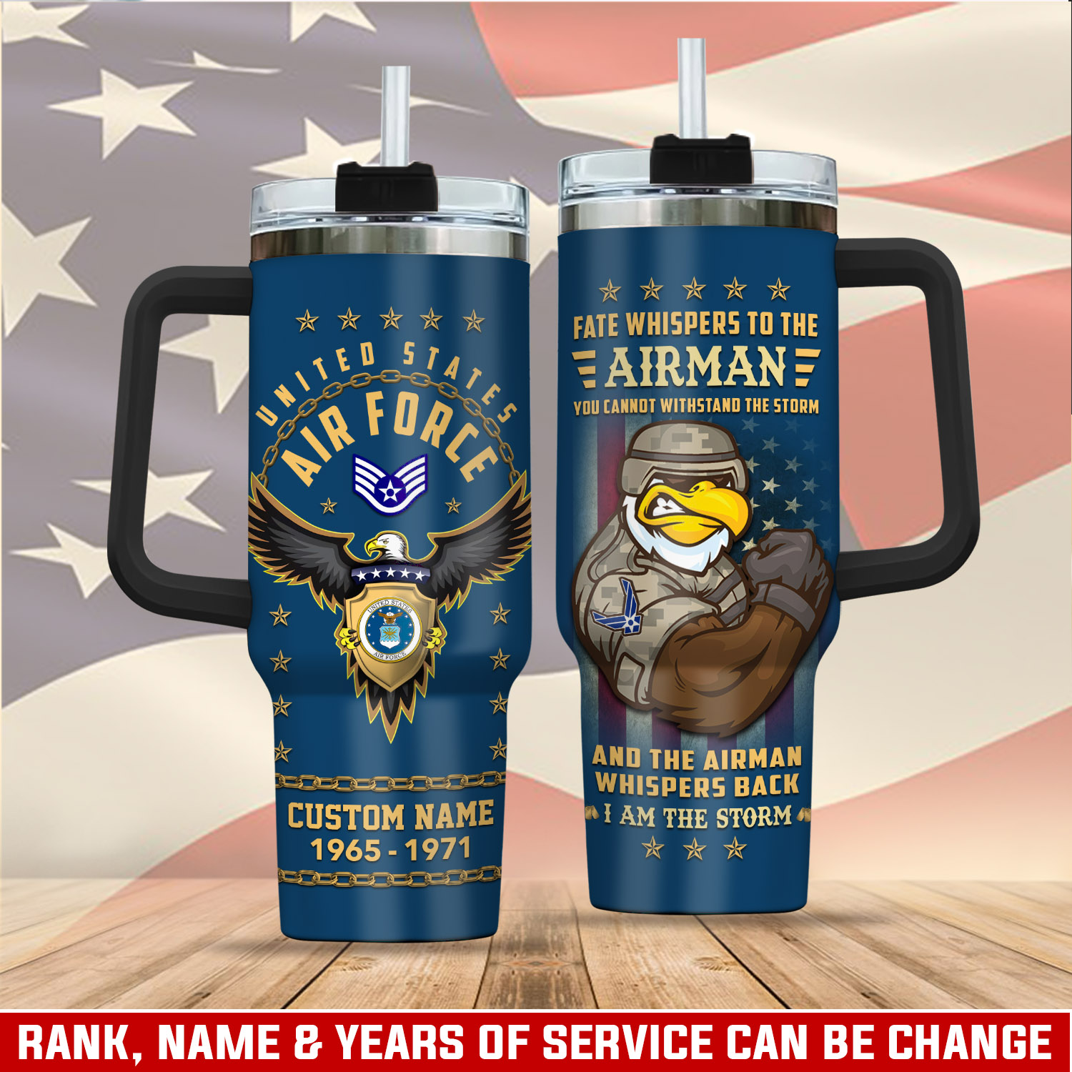 United States Air Force Custom Stanley Cup 40 oz 30 oz Tumbler With HandleTVC2301405