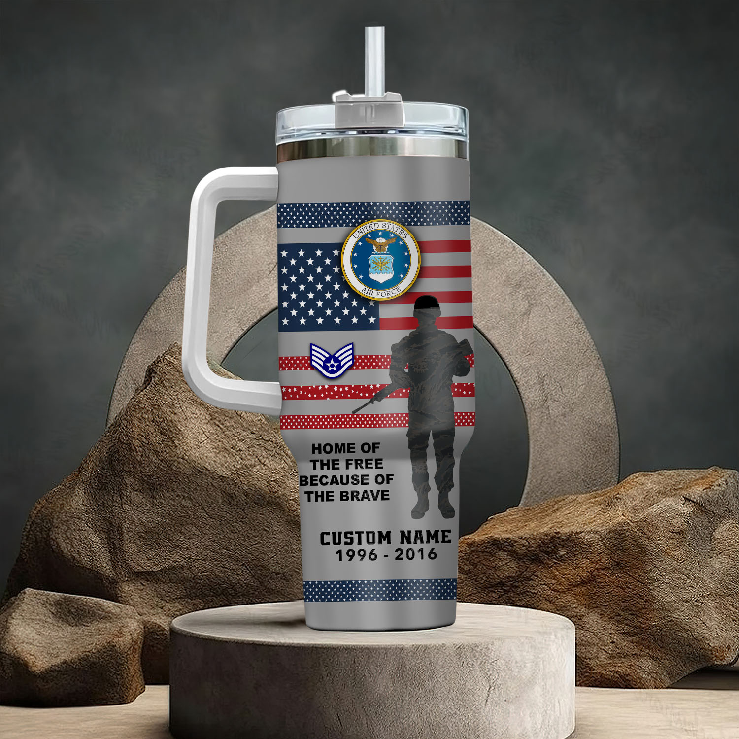 United States Air Force Custom Stanley Cup 40 oz 30 oz Tumbler With HandleTVC2301406 - Image 3