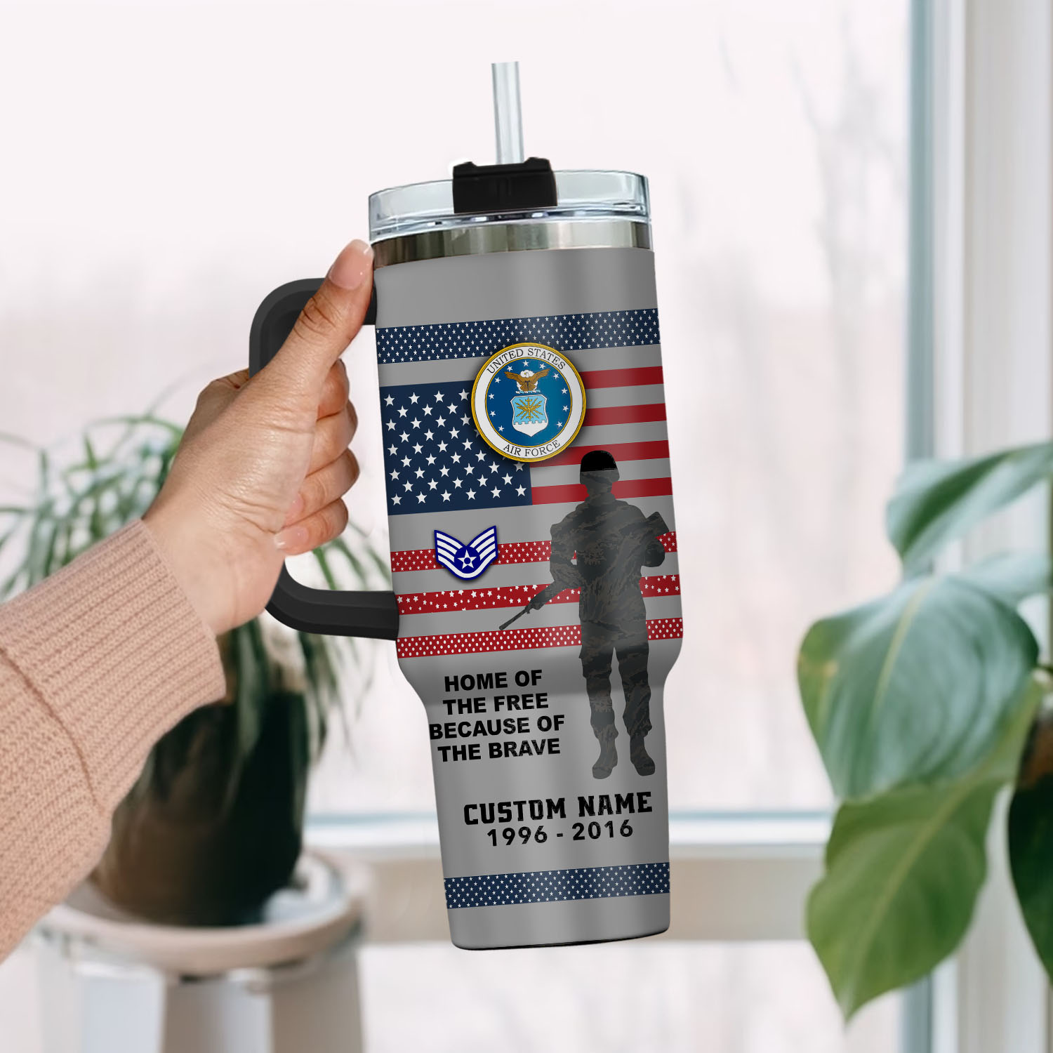 United States Air Force Custom Stanley Cup 40 oz 30 oz Tumbler With HandleTVC2301406 - Image 2