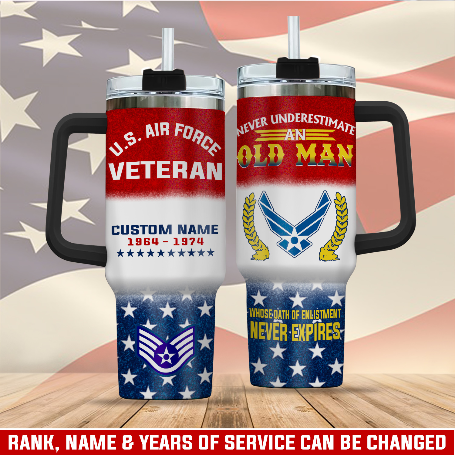 United States Air Force Custom Stanley Cup 40 oz 30 oz Tumbler With HandleTVC2301407