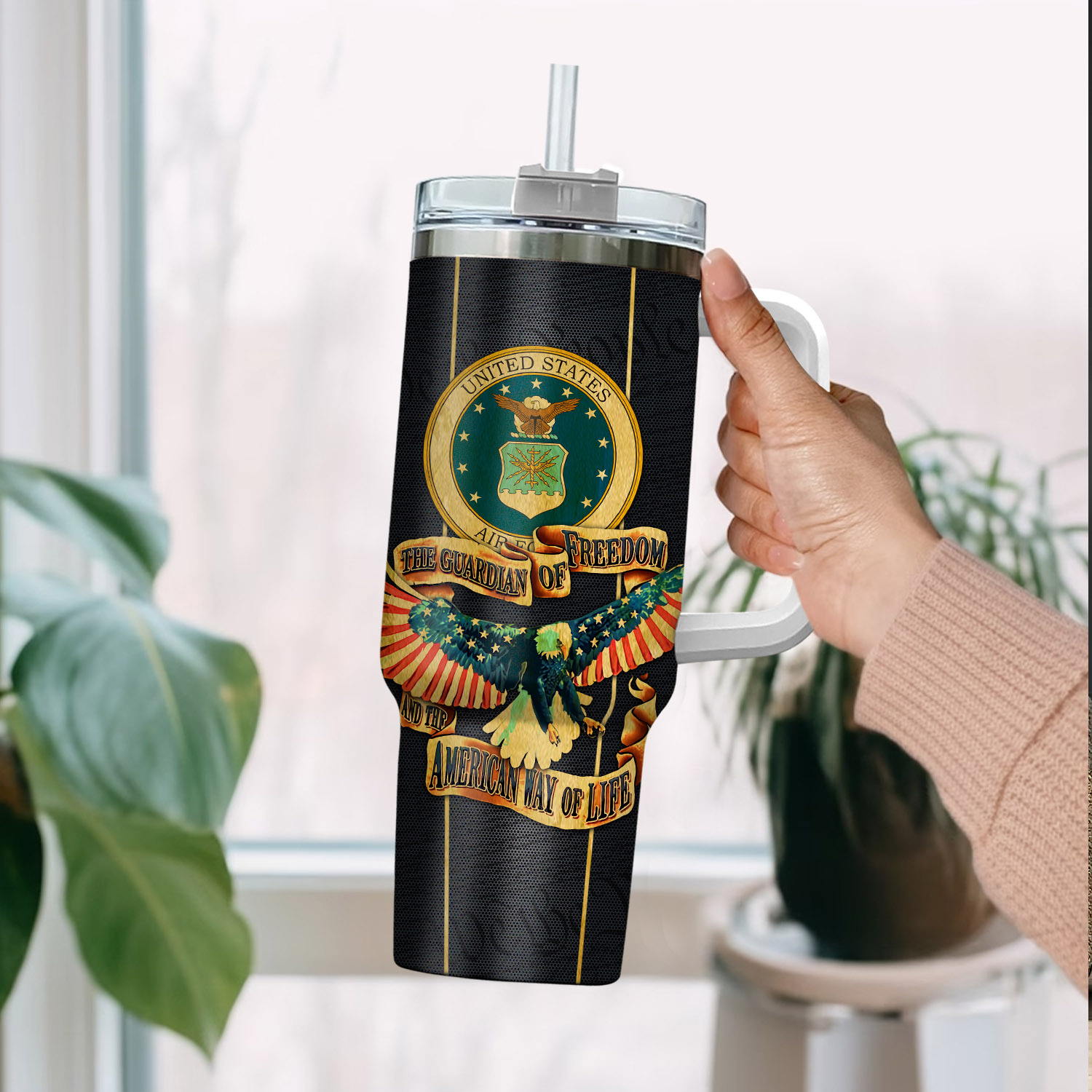 United States Air Force Custom Stanley Cup 40 oz 30 oz Tumbler With HandleTVC2301408 - Image 2