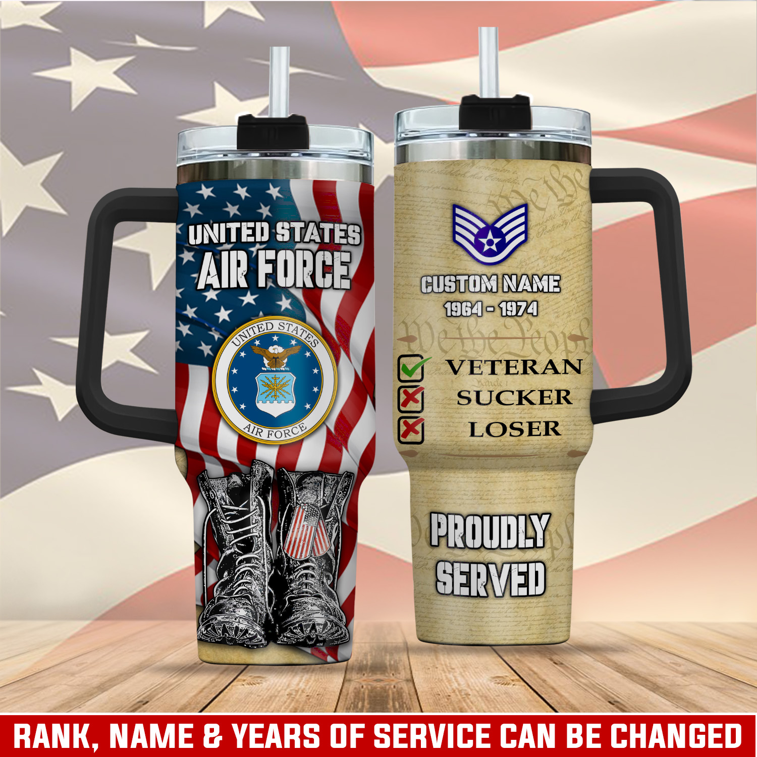 United States Air Force Custom Stanley Cup 40 oz 30 oz Tumbler With HandleTVC2301409