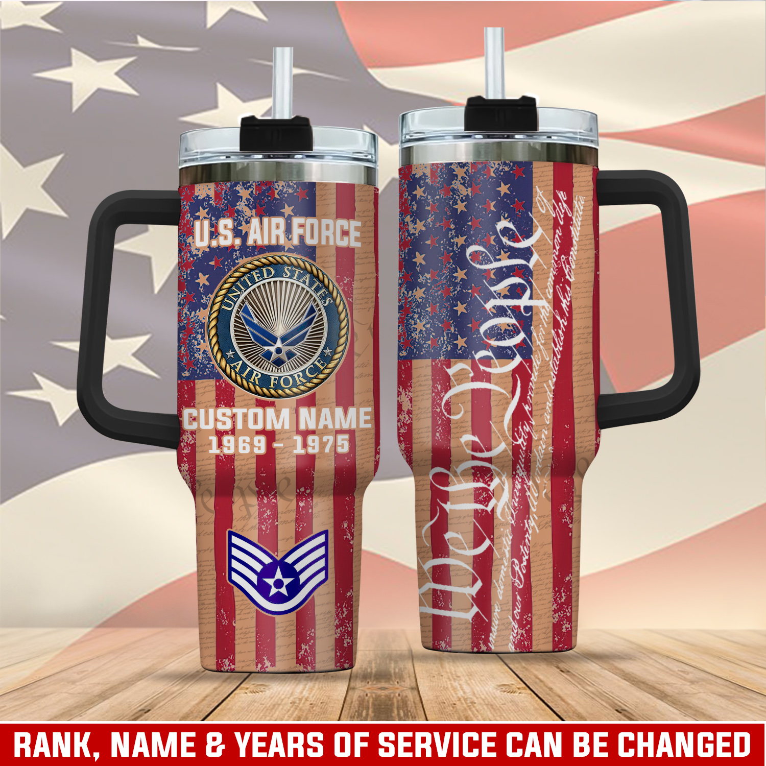 United States Air Force  Custom Stanley Cup 40 oz 30 oz Tumbler With HandleTVC2301759