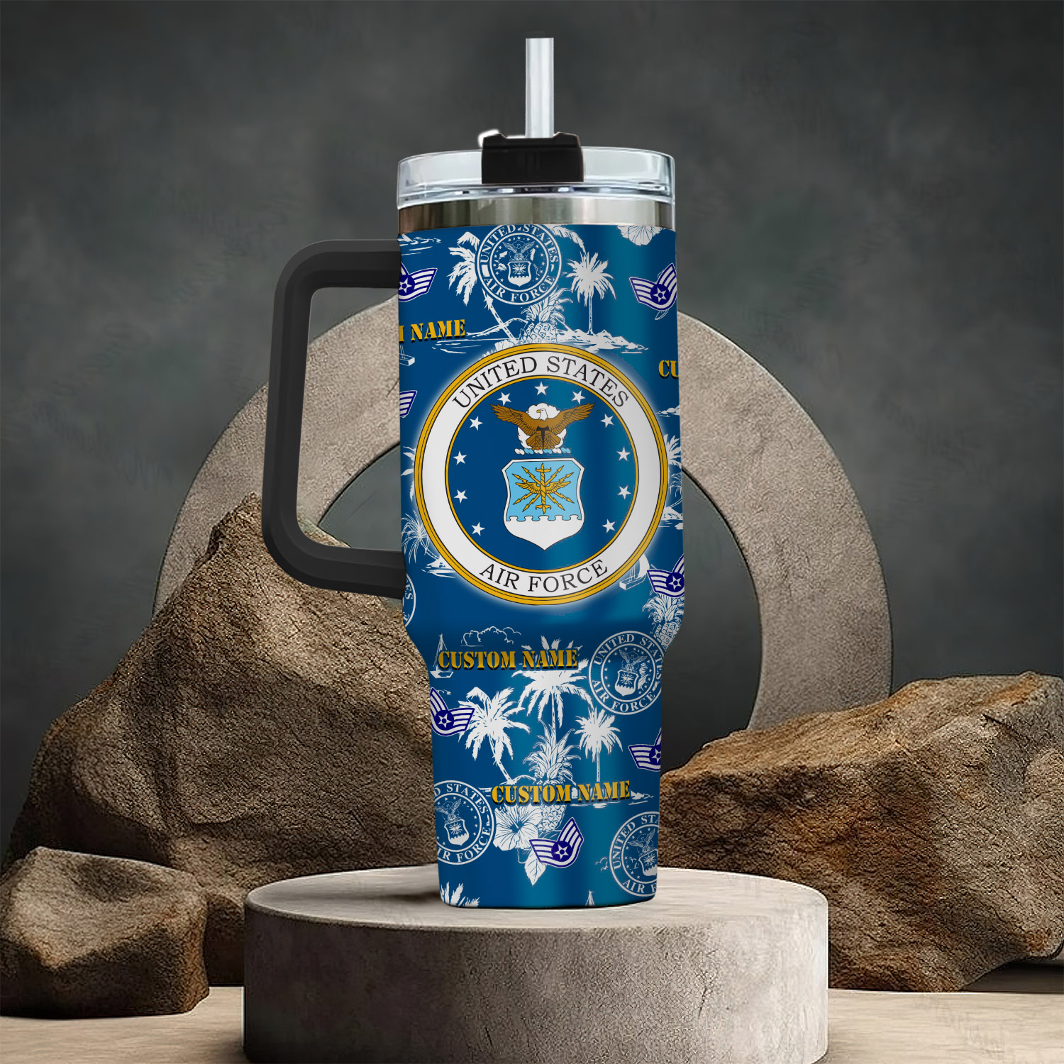 United States Air Force Custom Stanley Cup 40 oz 30 oz Tumbler With HandleTVC2301759 - Image 3