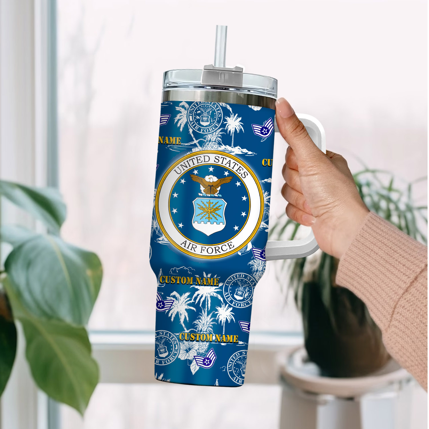 United States Air Force Custom Stanley Cup 40 oz 30 oz Tumbler With HandleTVC2301759 - Image 2