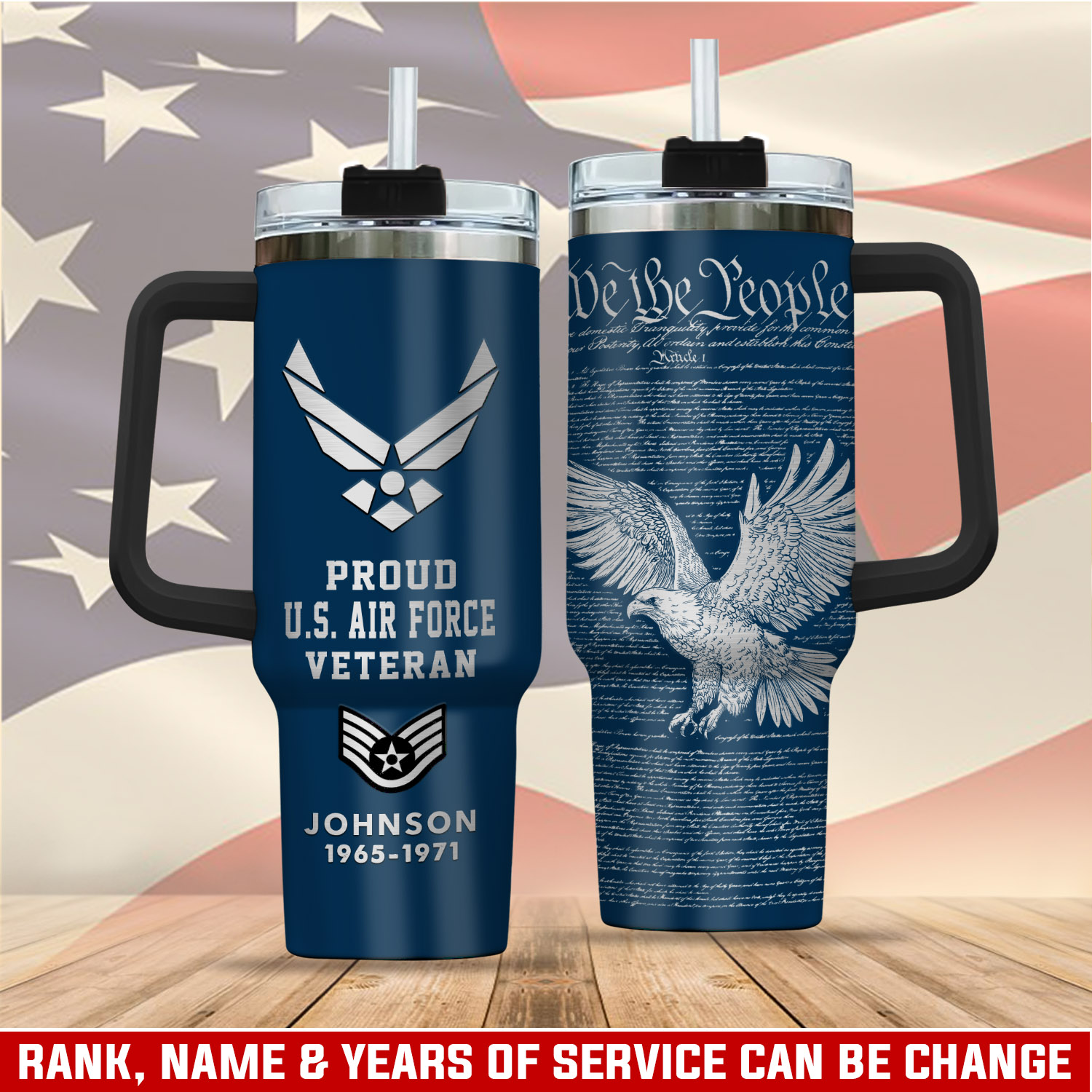 United States Air Force  Custom Stanley Cup 40 oz 30 oz Tumbler With HandleTVC2301759