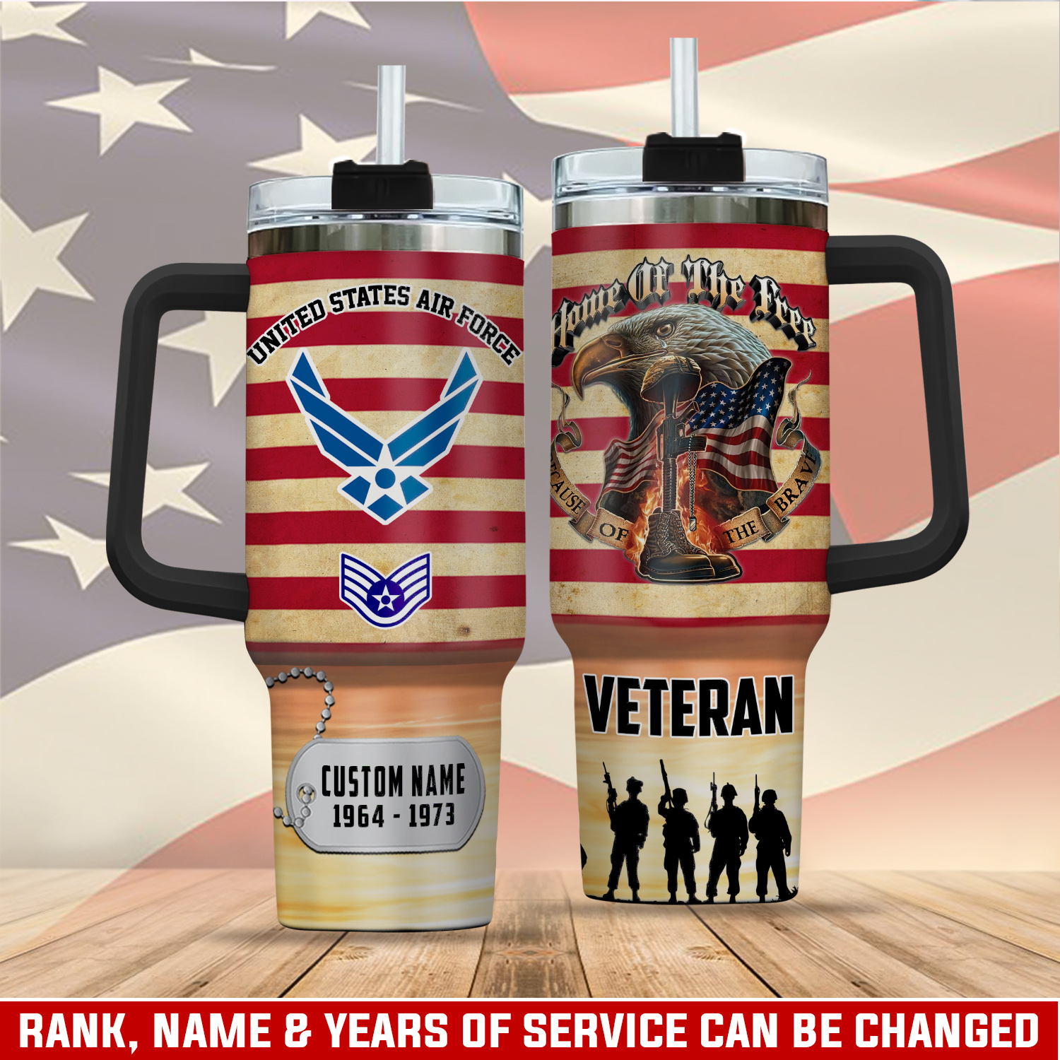 United States Air Force Custom Stanley Cup 40 oz 30 oz Tumbler With HandleTVC2301759