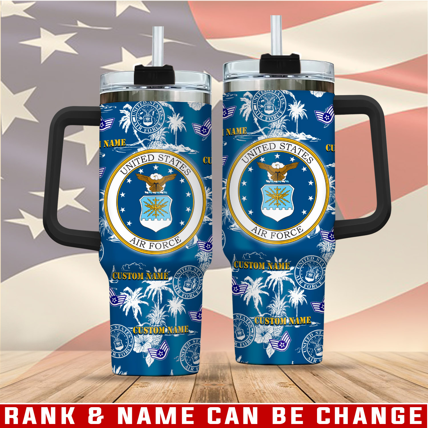 United States Air Force  Custom Stanley Cup 40 oz 30 oz Tumbler With HandleTVC2301759