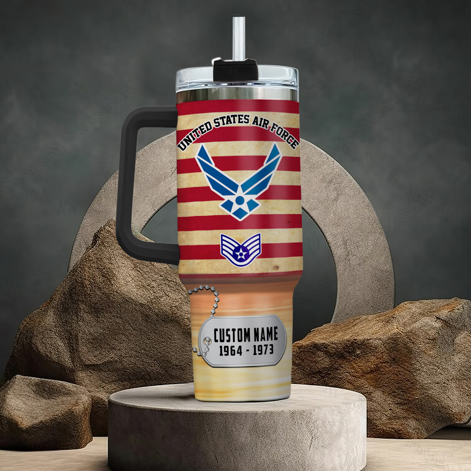 United States Air Force Custom Stanley Cup 40 oz 30 oz Tumbler With HandleTVC2301759 - Image 3