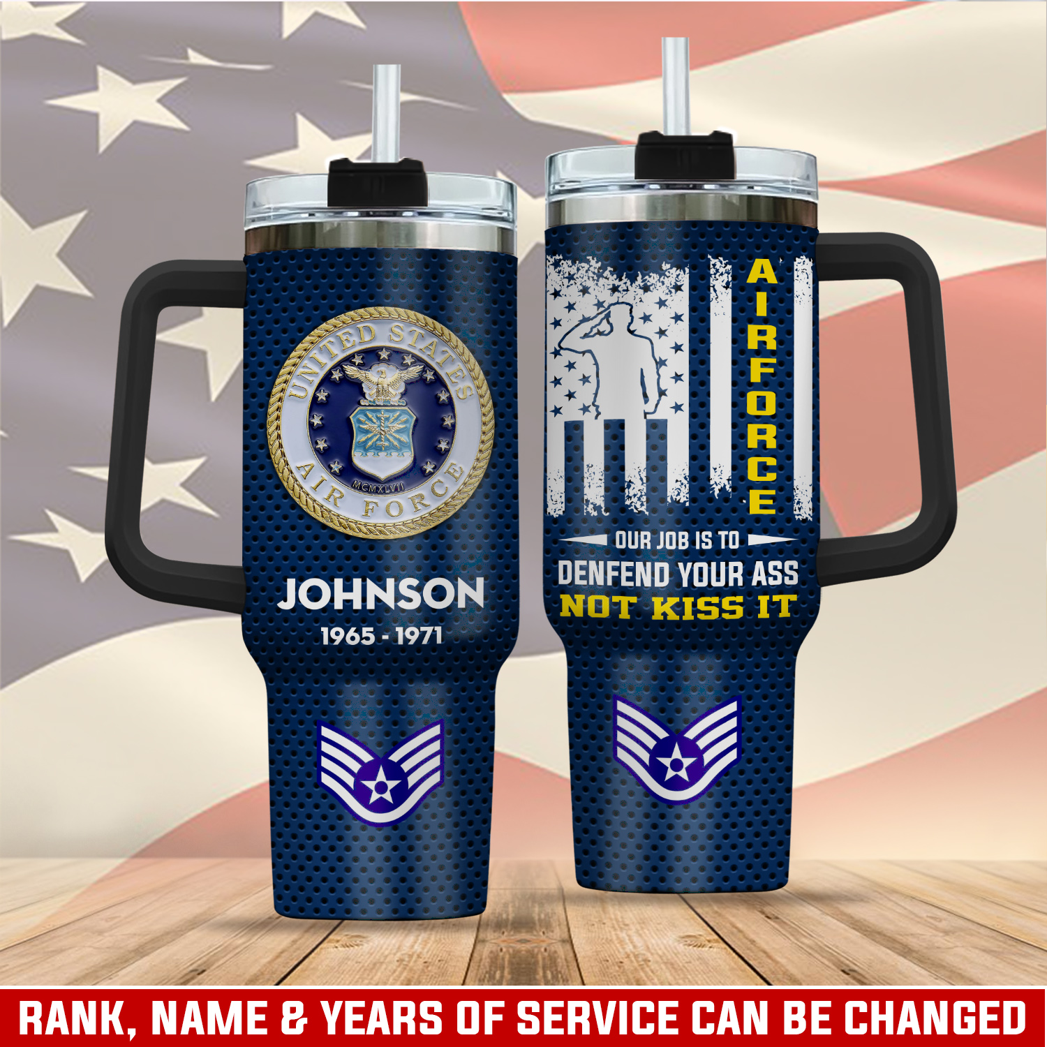 United States Air Force Custom Stanley Cup 40 oz 30 oz Tumbler With HandleTVC2301759