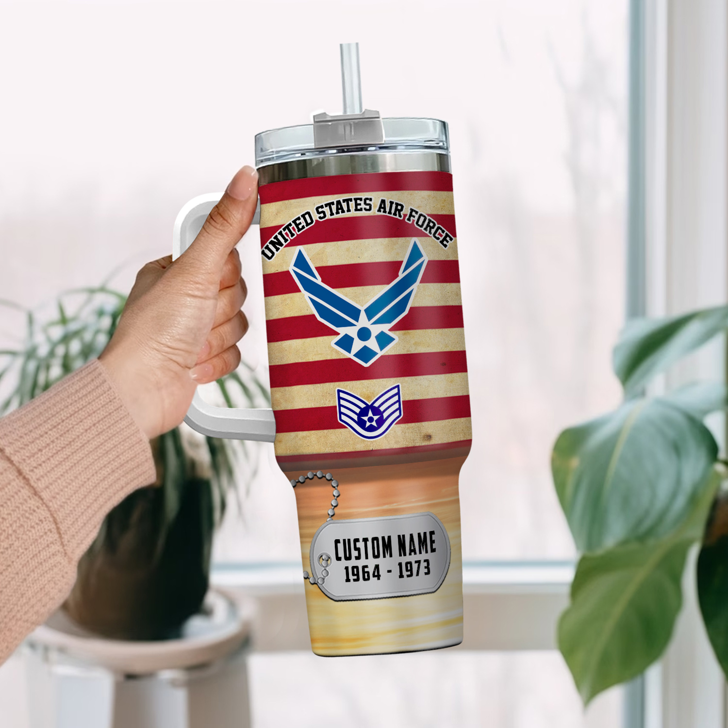 United States Air Force Custom Stanley Cup 40 oz 30 oz Tumbler With HandleTVC2301759 - Image 2