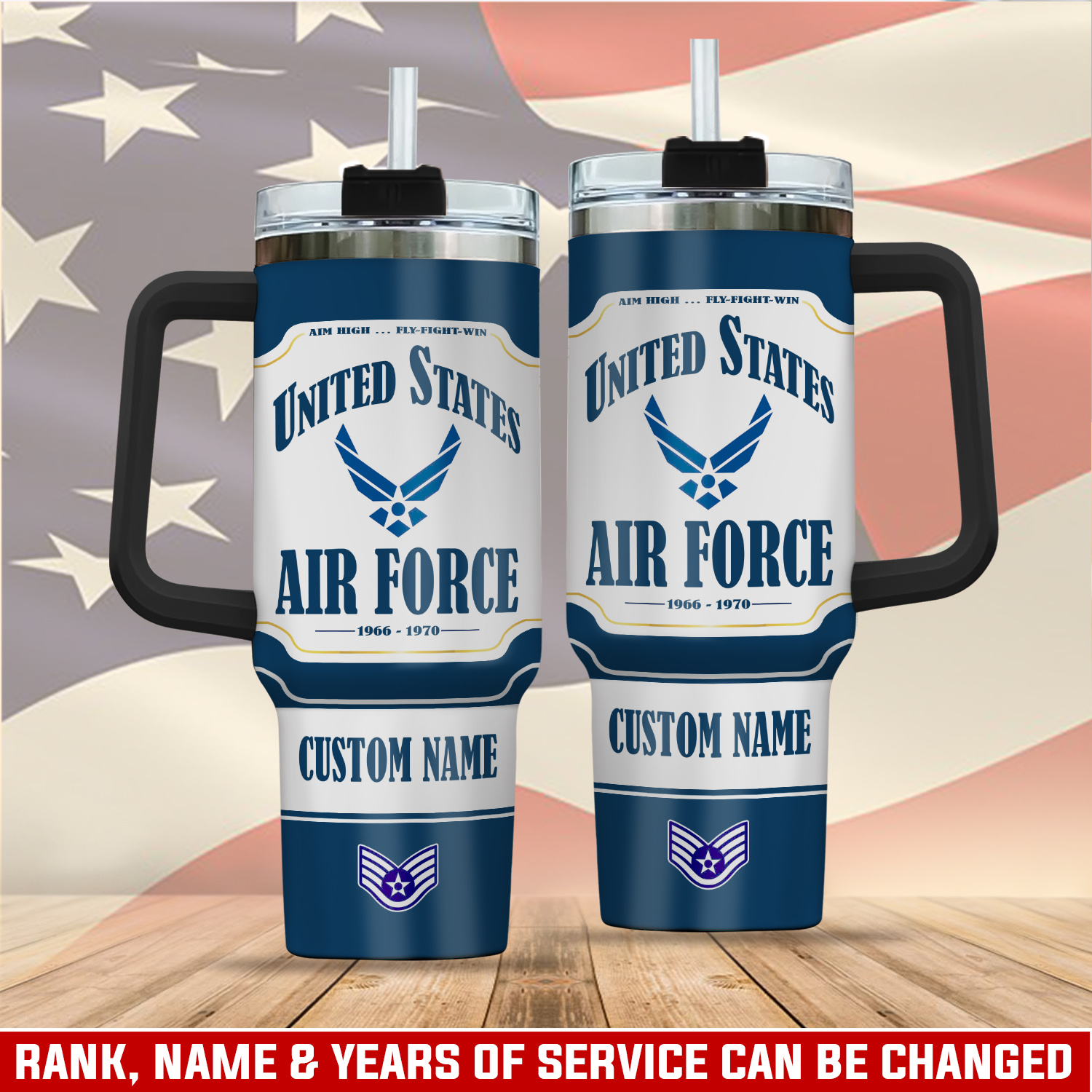 United States Air Force  Custom Stanley Cup 40 oz 30 oz Tumbler With HandleTVC2301760