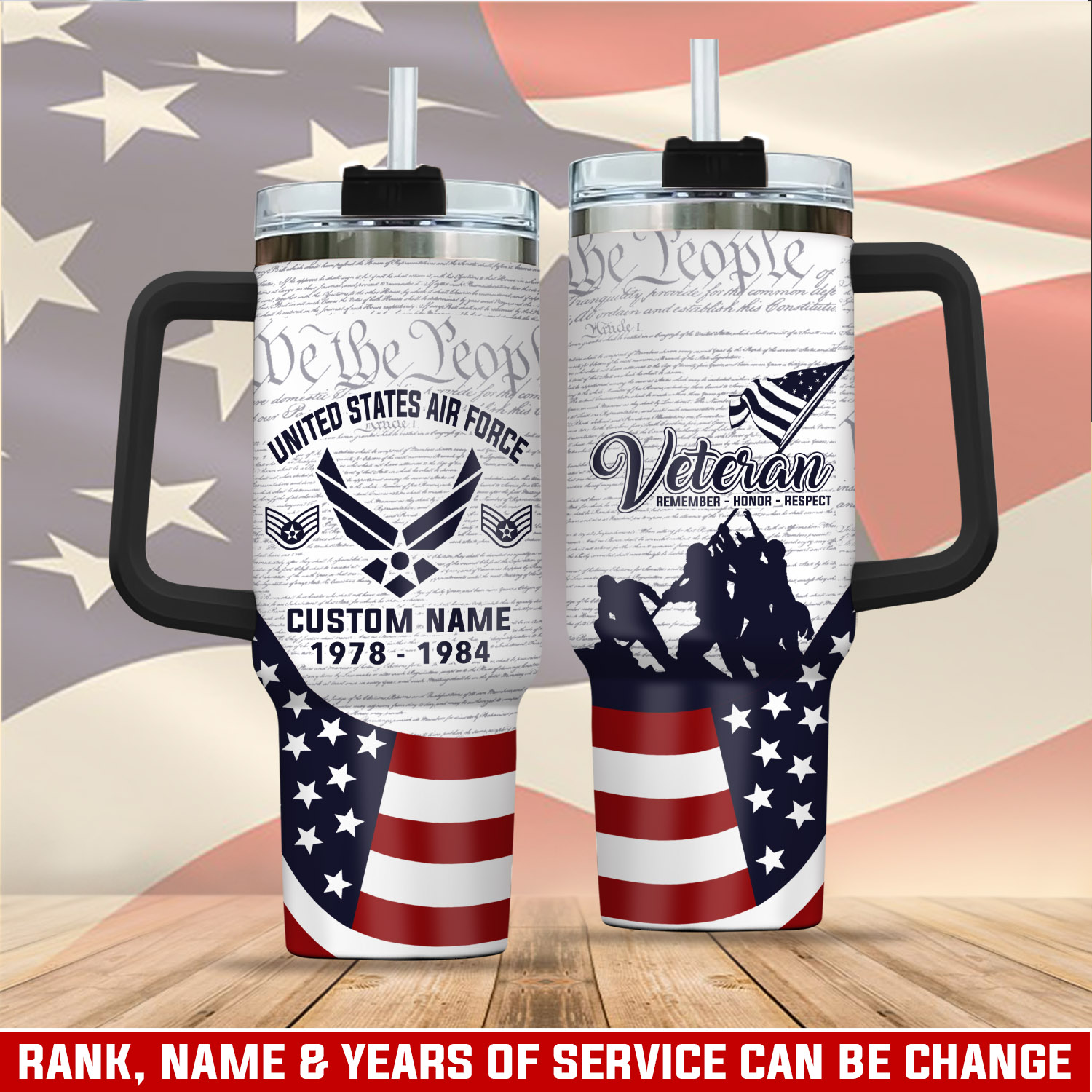 United States Air Force  Custom Stanley Cup 40 oz 30 oz Tumbler With HandleTVC2301761