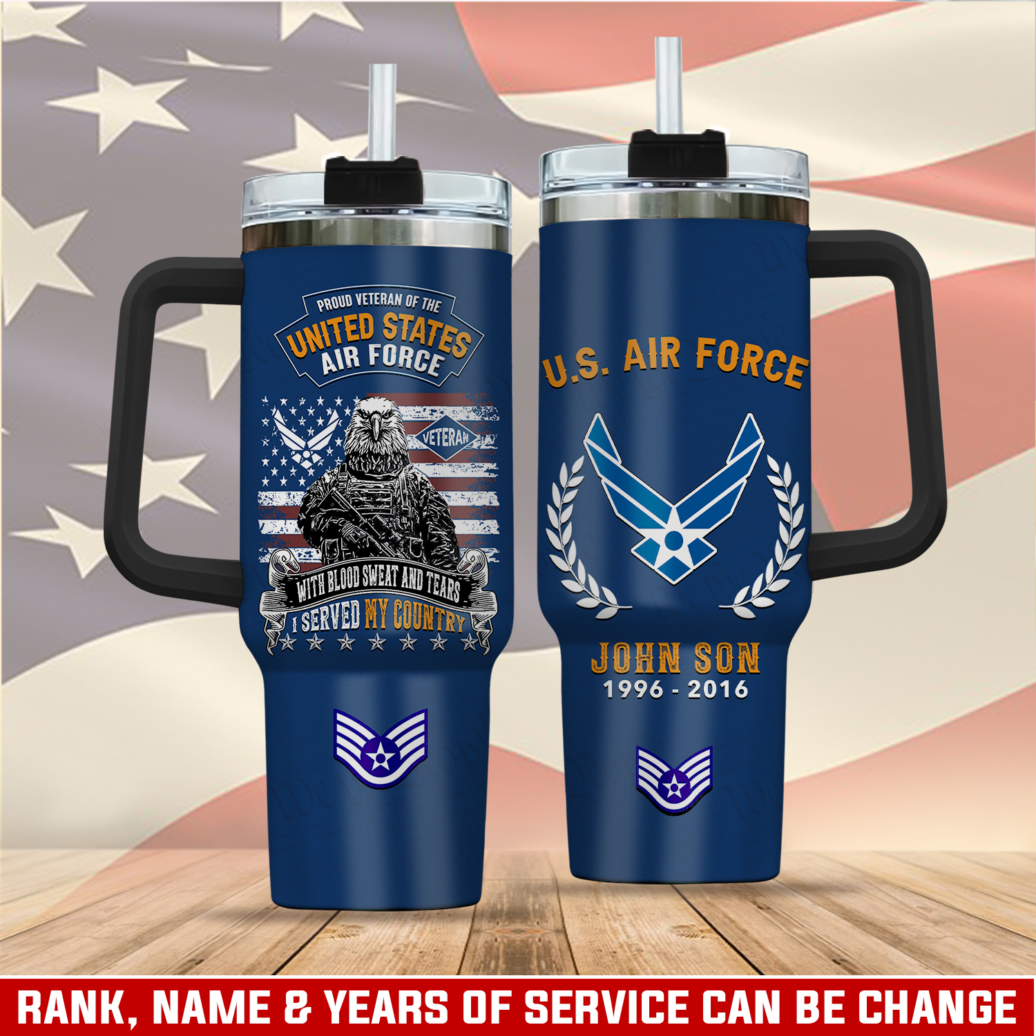 United States Air Force Custom Stanley Cup 40 oz 30 oz Tumbler With HandleTVC2301761