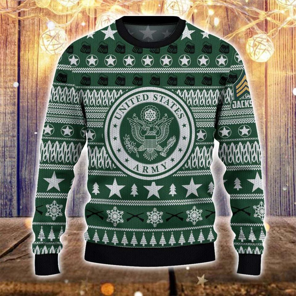 United States AM Christmas Sweater