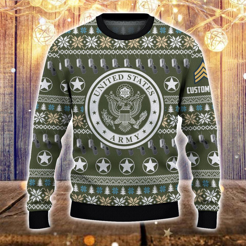United States AM Christmas Ugly Sweater